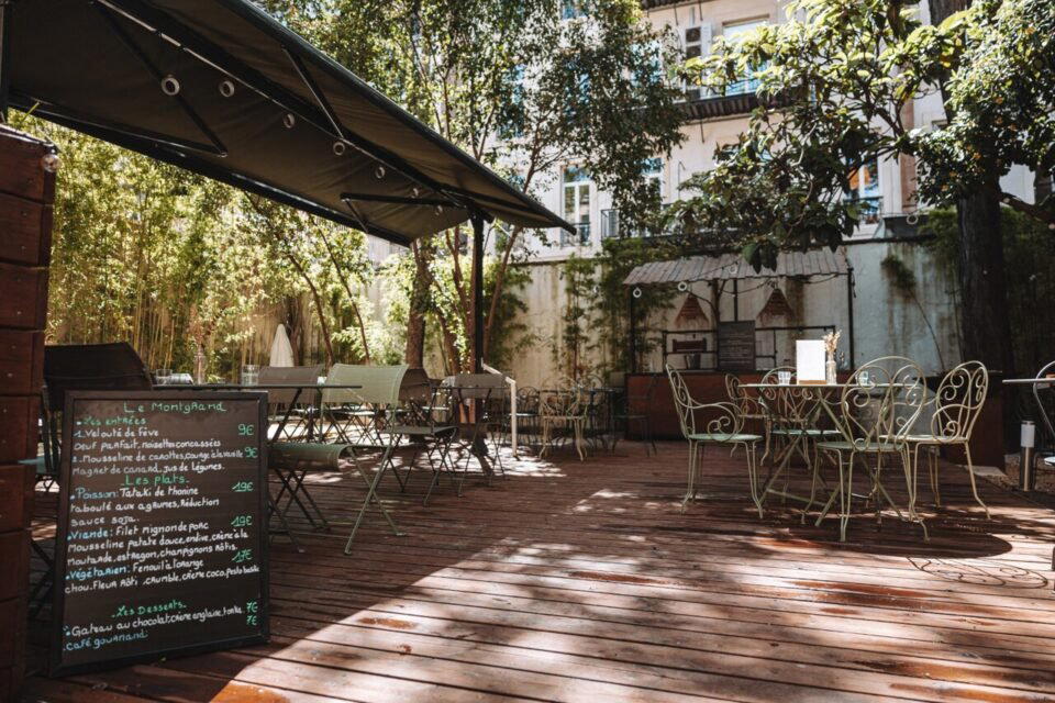 Le Jardin Montgrand restaurant in Marseille, France