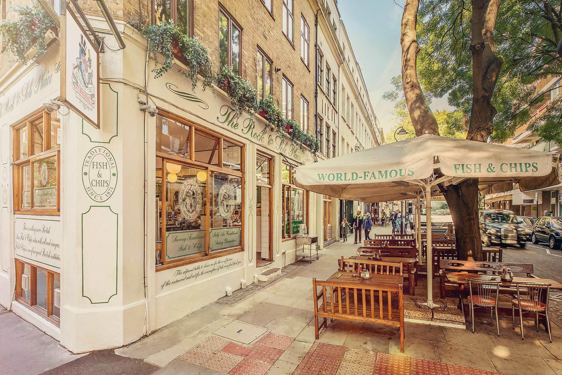 Rock and Sole Plaice restaurant in London, United Kingdom