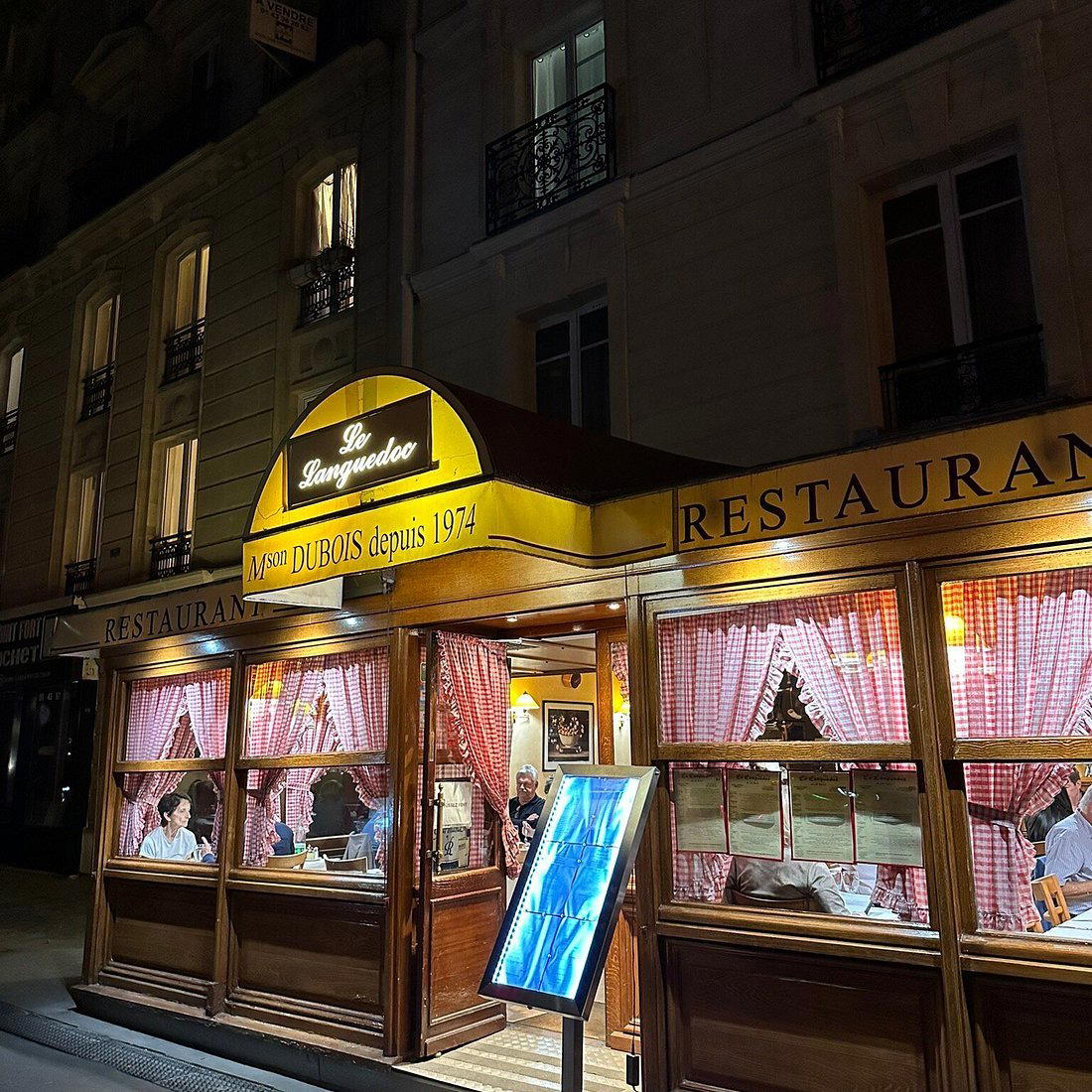 Le Languedoc restaurant in Paris, France