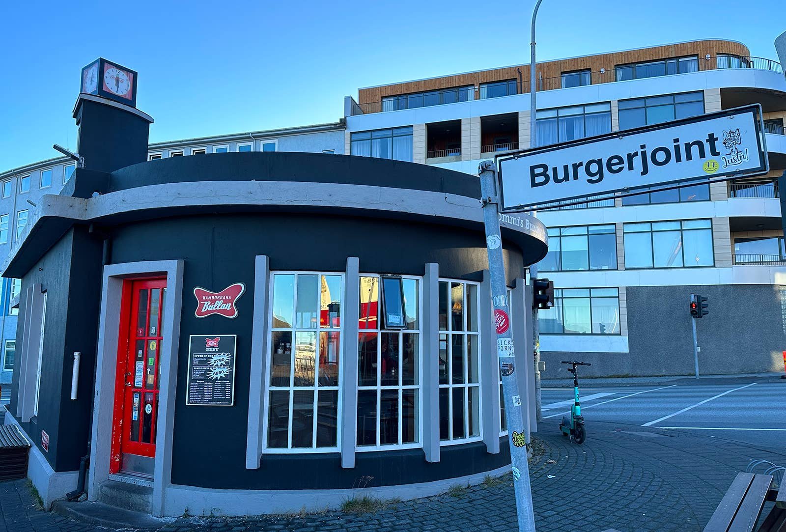 Hamborgarabúlla Tómasar restaurant in Reykjavík, Iceland