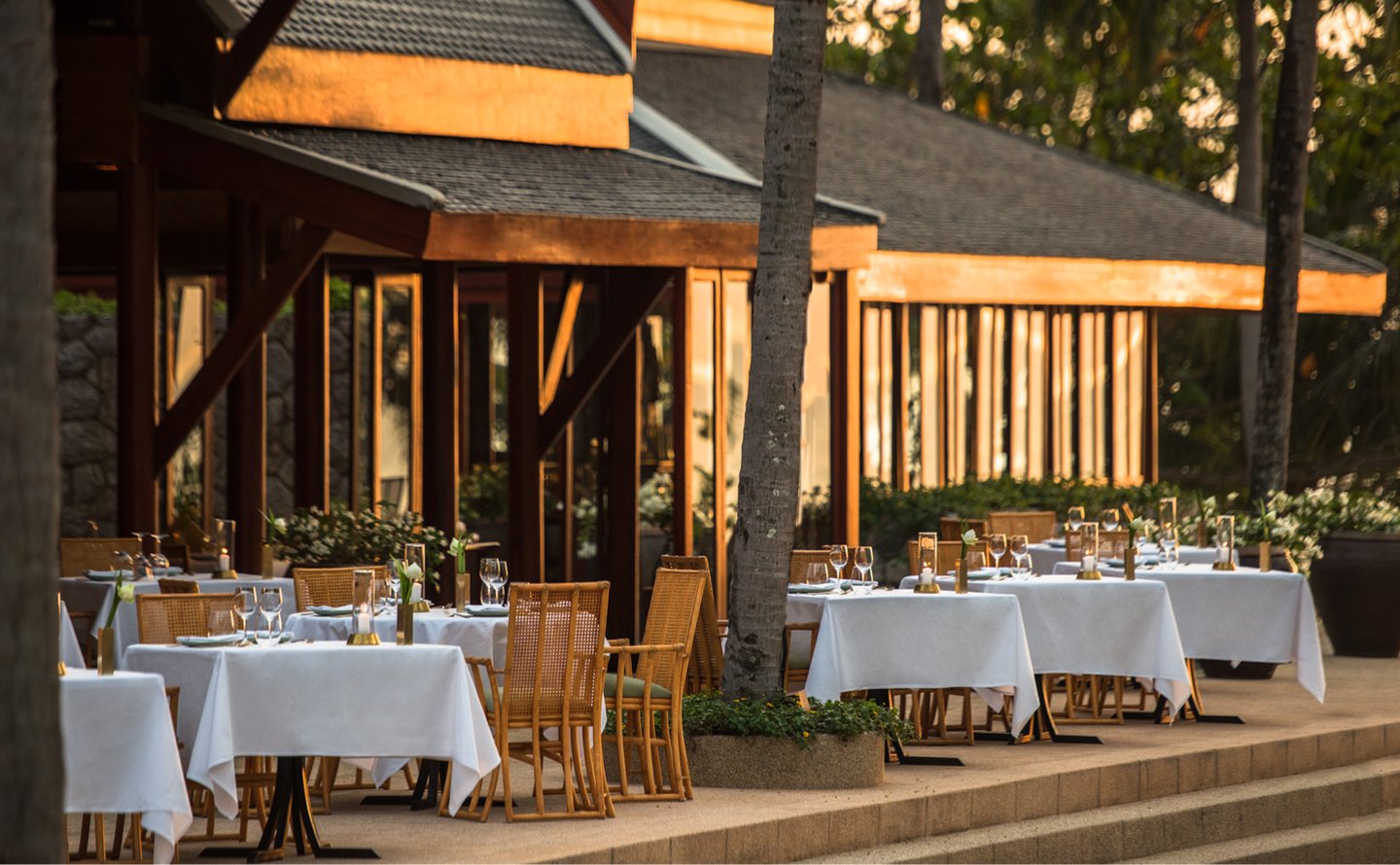 Amanpuri restaurant in Phuket, Thailand
