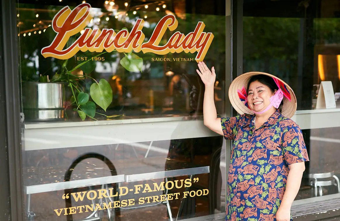 The Lunch Lady (Nguyen Thi Thanh) restaurant in Ho Chi Minh City, Vietnam
