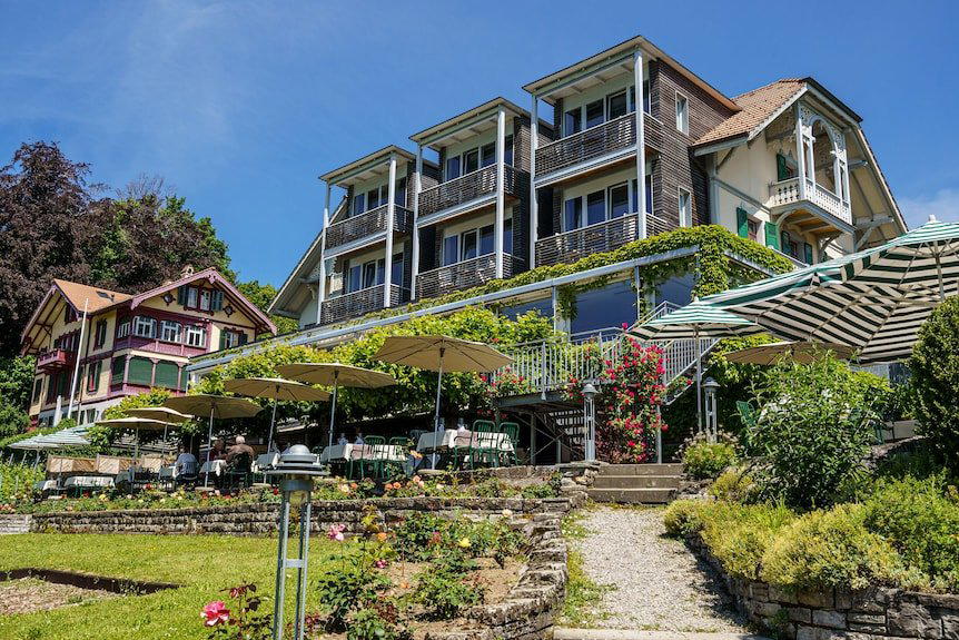 Schönbühl restaurant in Hilterfingen, Switzerland