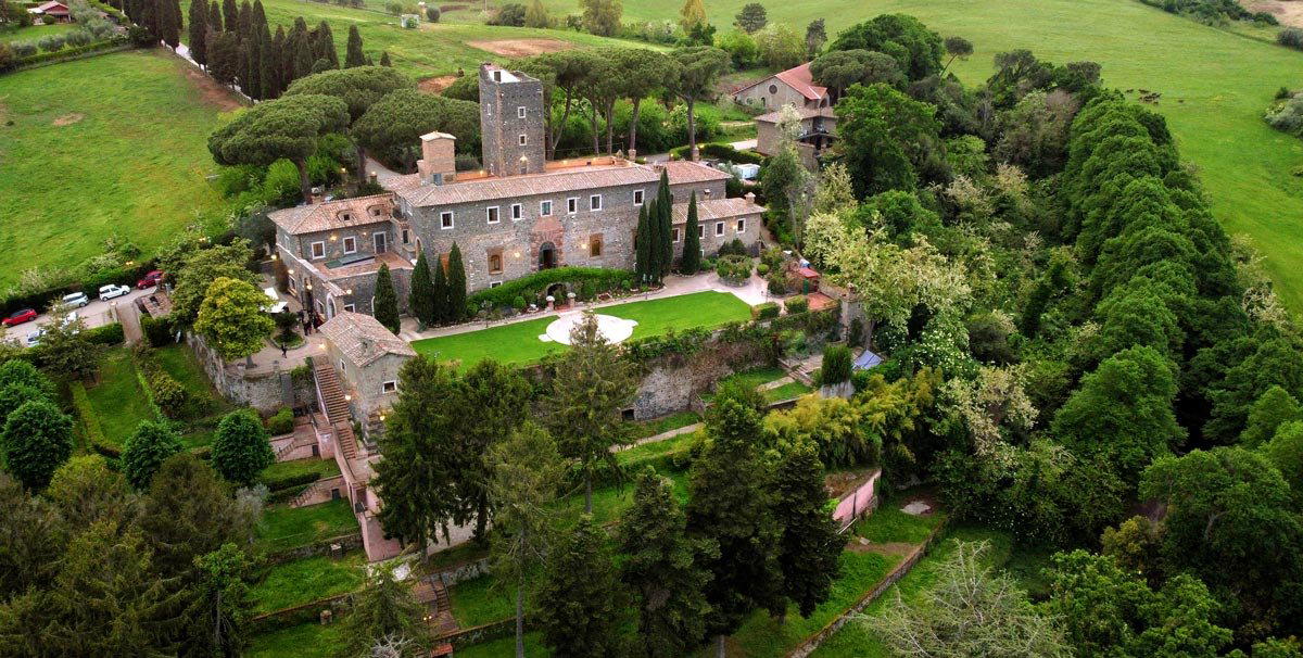 Castello della Castelluccia restaurant in Rome, Italy