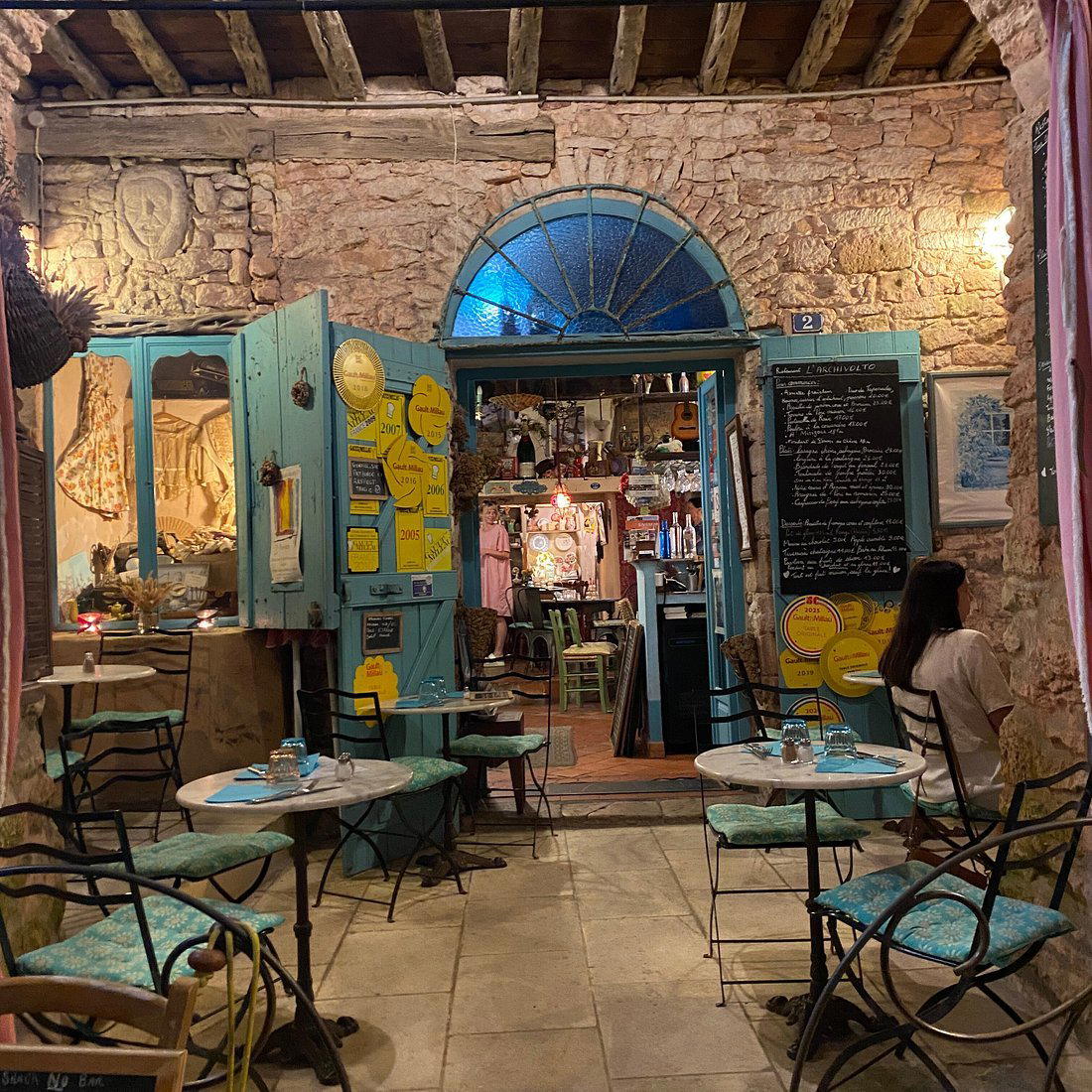 L'Archivolto restaurant in Bonifacio, France
