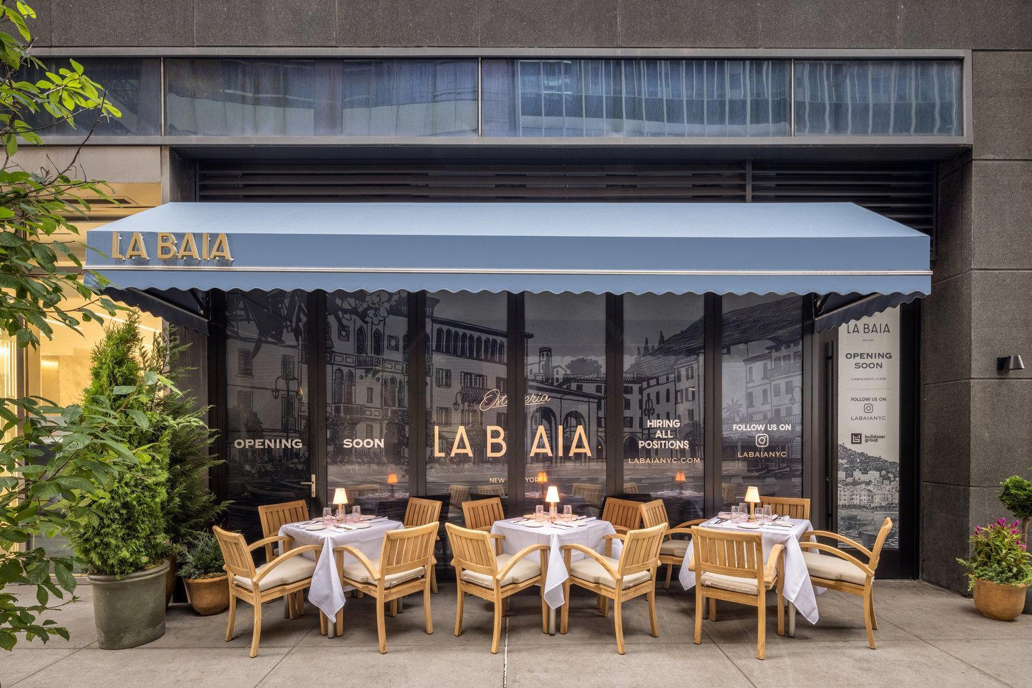 Osteria La Baia restaurant in New York City, United States