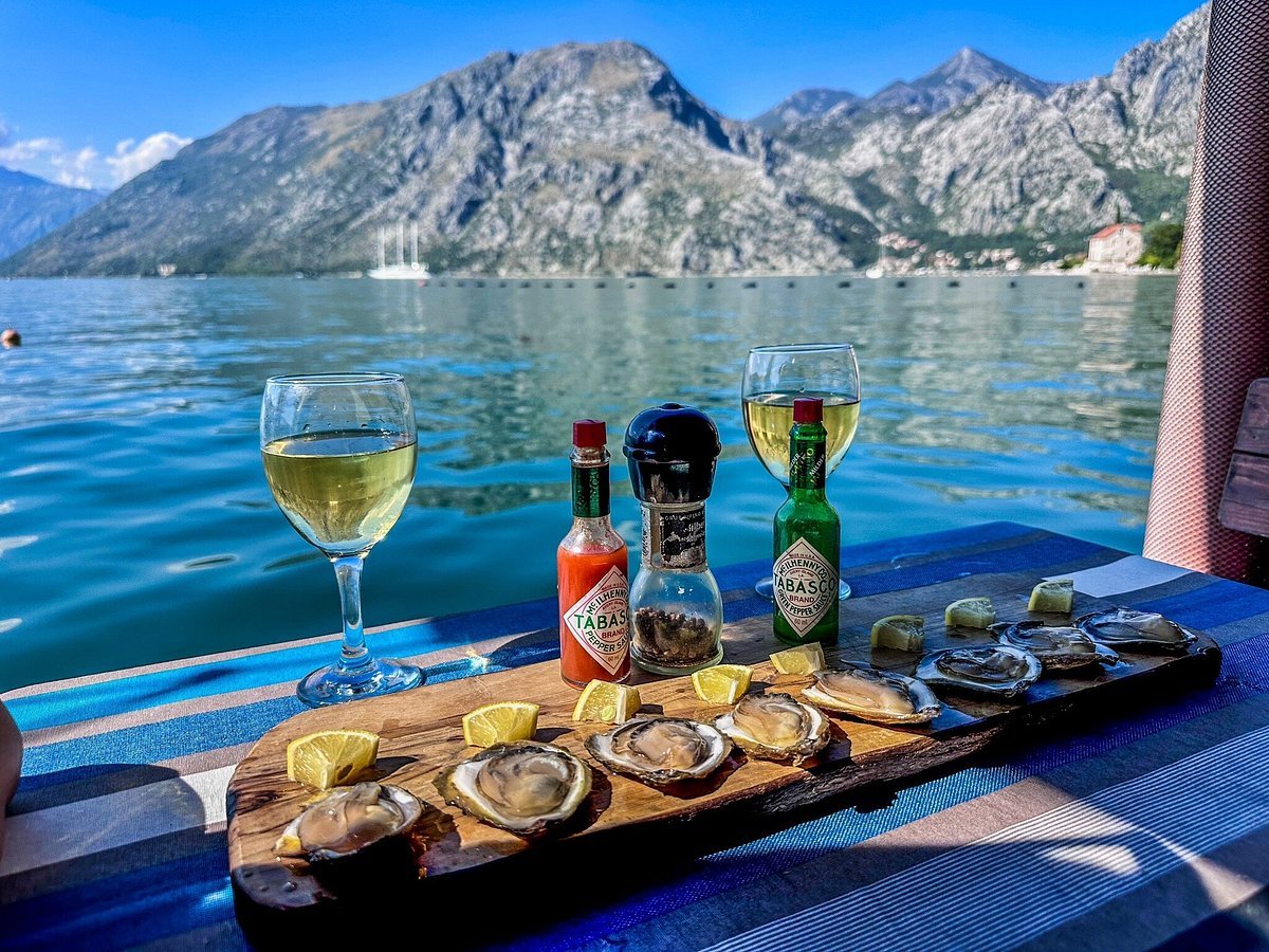 Pescatore Oysters & Mussels Farm restaurant in Perast, Montenegro