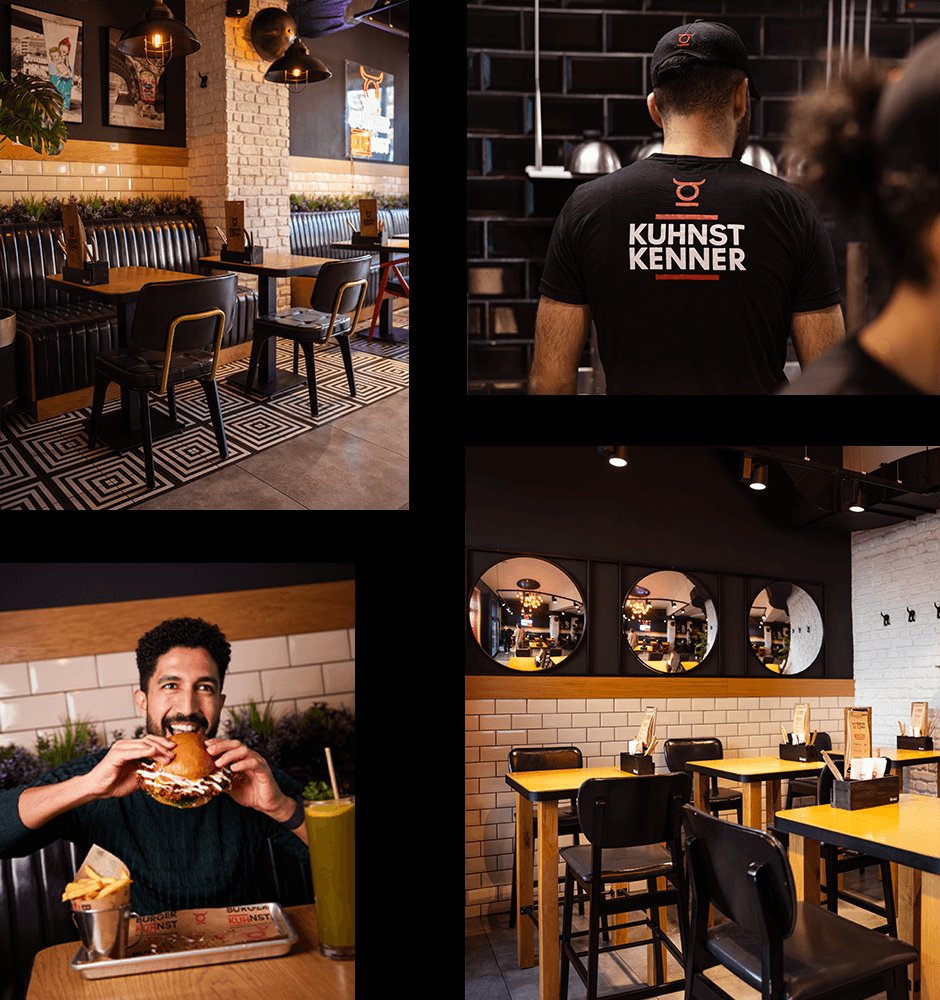 BurgerKUHnst restaurant in Krems, Austria