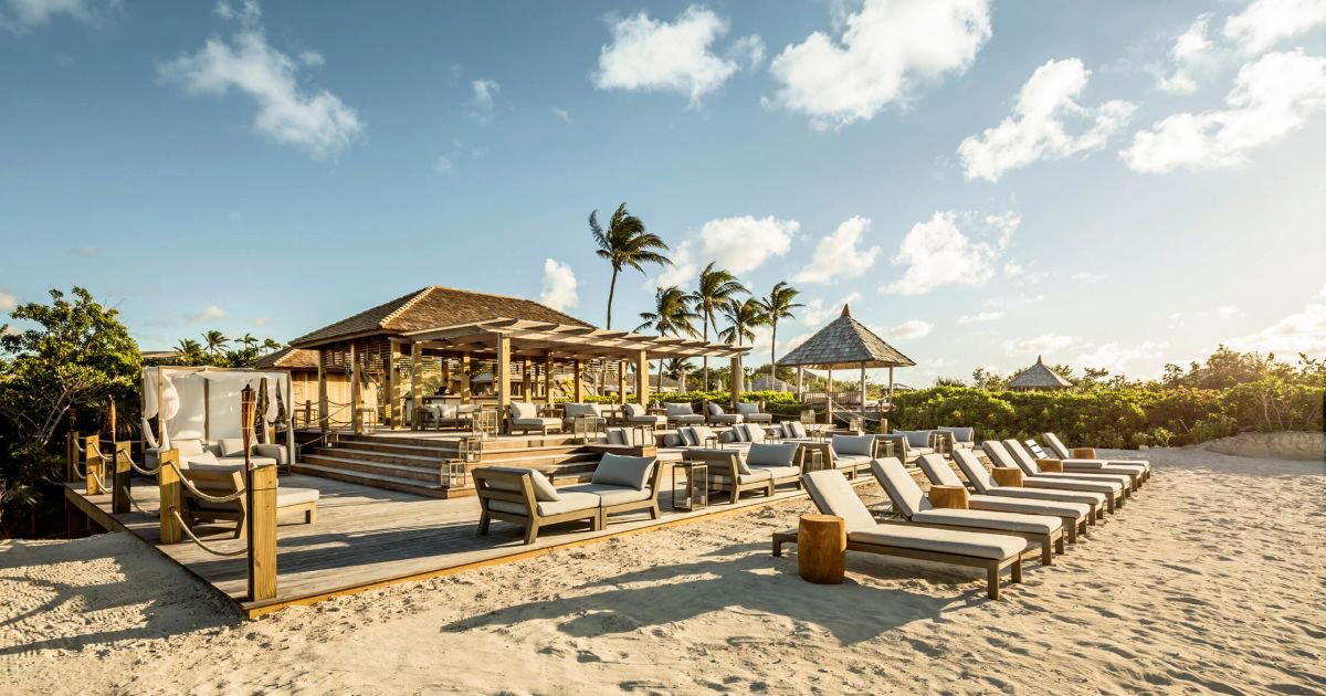 COMO Beach Club restaurant in Grand Turk