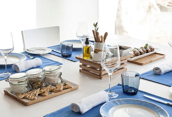 L' Archipel Brasserie restaurant in Mykonos, Greece