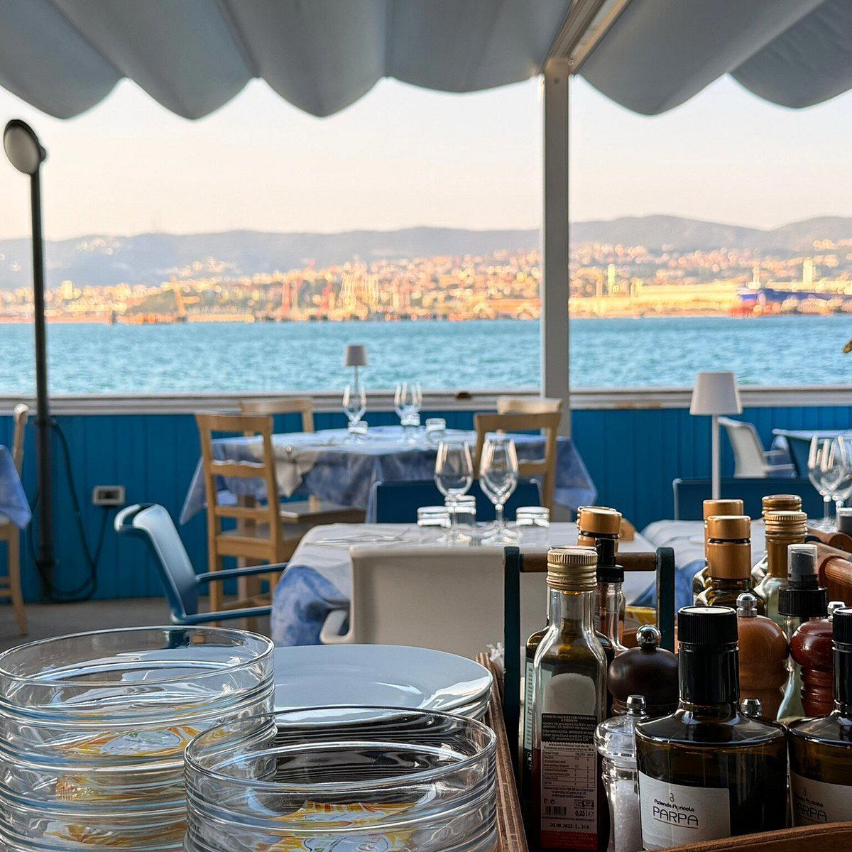 Trattoria alla Marina restaurant in Muggia, Italy