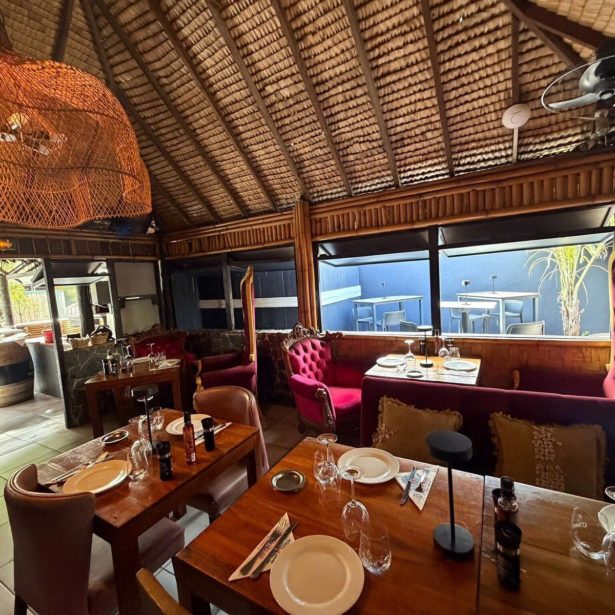 The Lucky House Fare Manuia Restaurant, Bora Bora, French Polynesia
