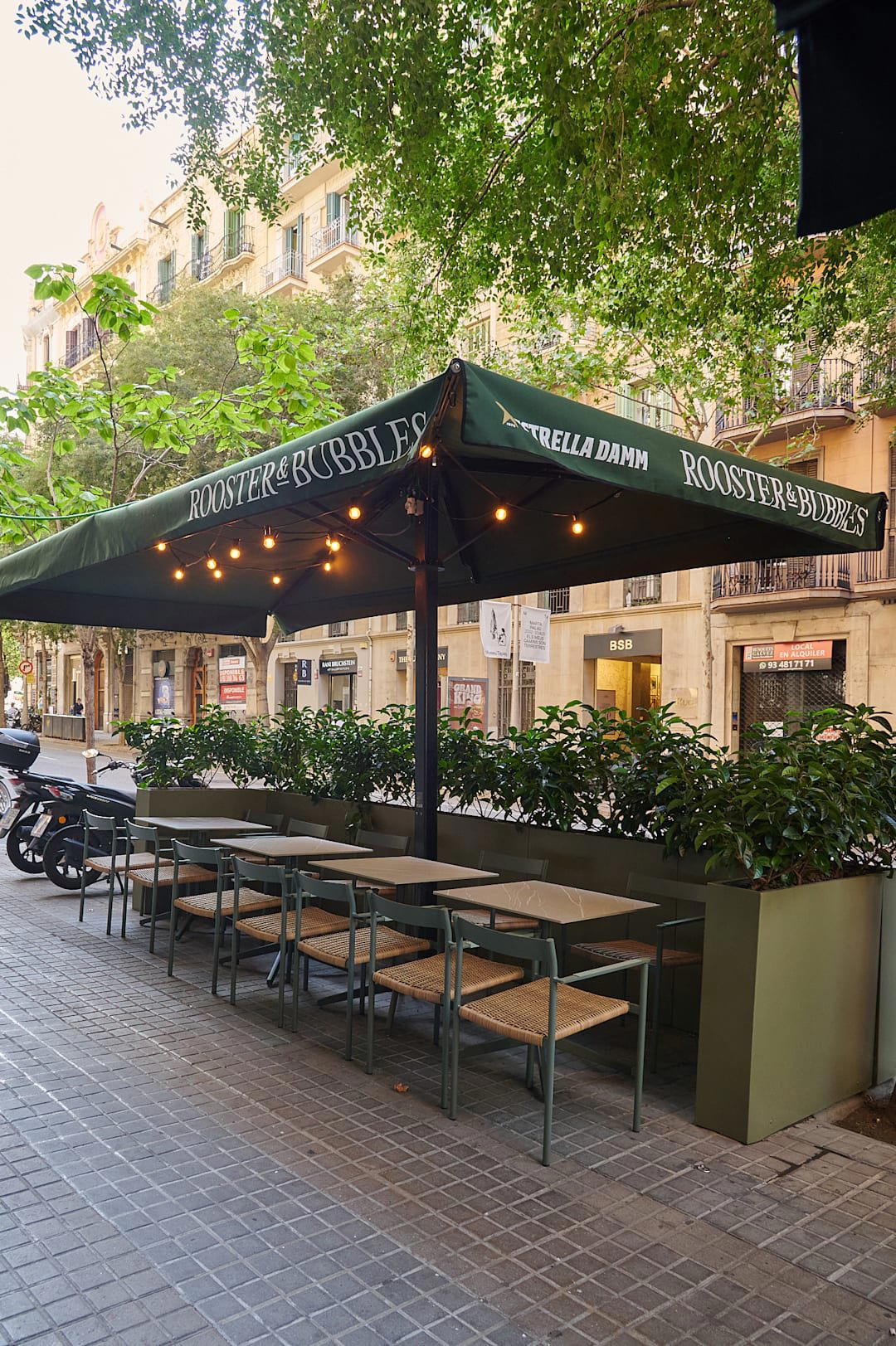 Rooster & Bubbles restaurant in Barcelona, Spain