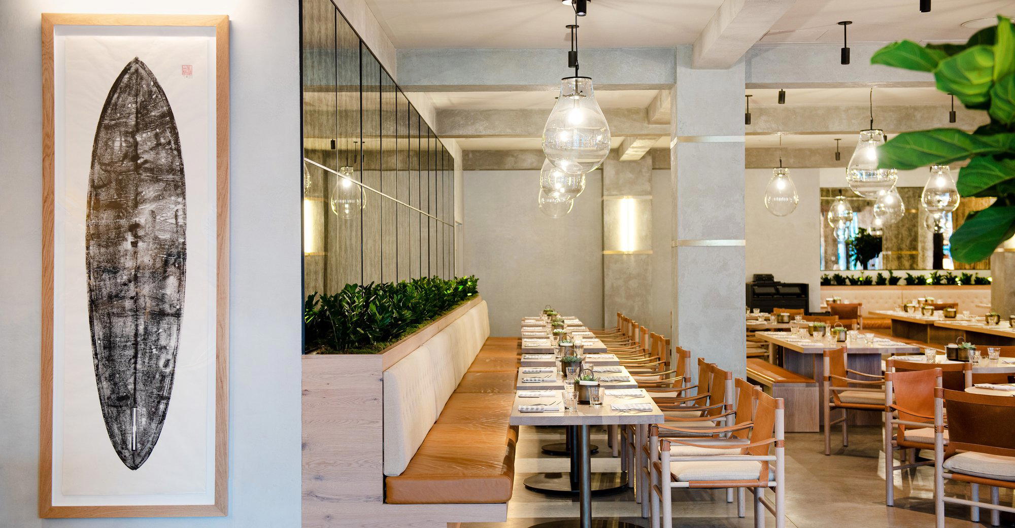 Malibu Farm restaurant in New York City, United States