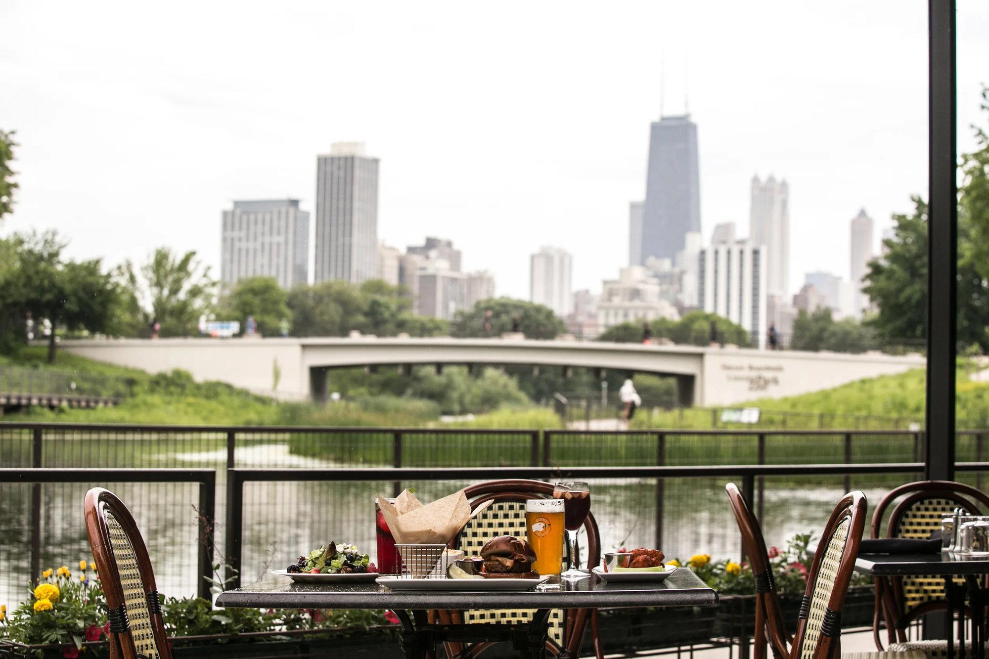 The Patio at Cafe Brauer restaurant in Chicago, United States