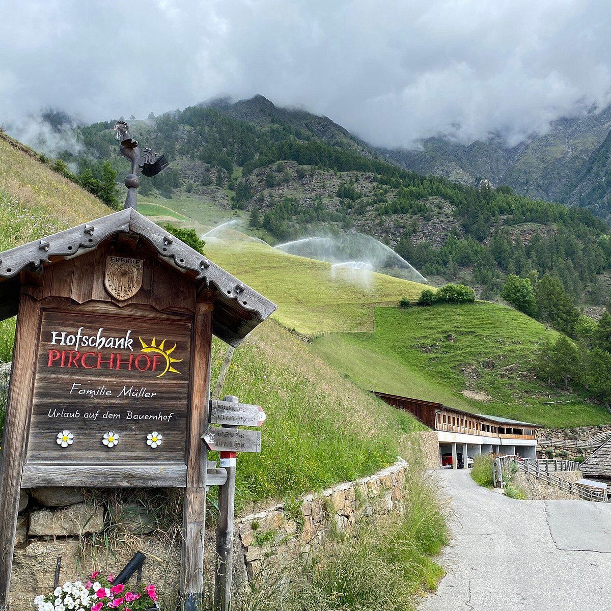 Pirchhof restaurant in Naturns, Italy