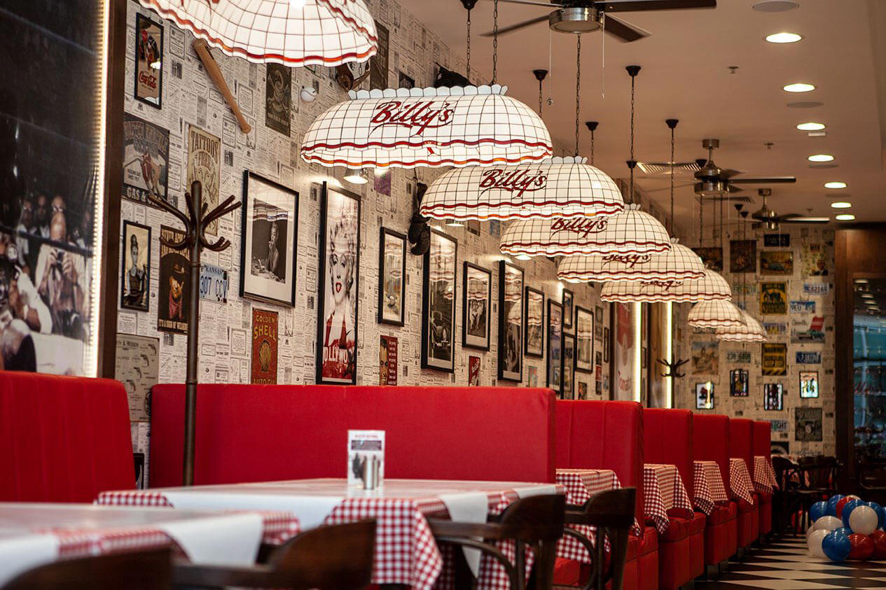 Billy's American Restaurants Chmielna restaurant in Gdańsk, Poland
