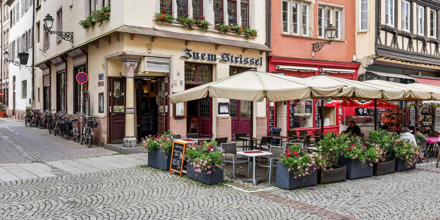 Zuem Strissel restaurant in Strasbourg, France