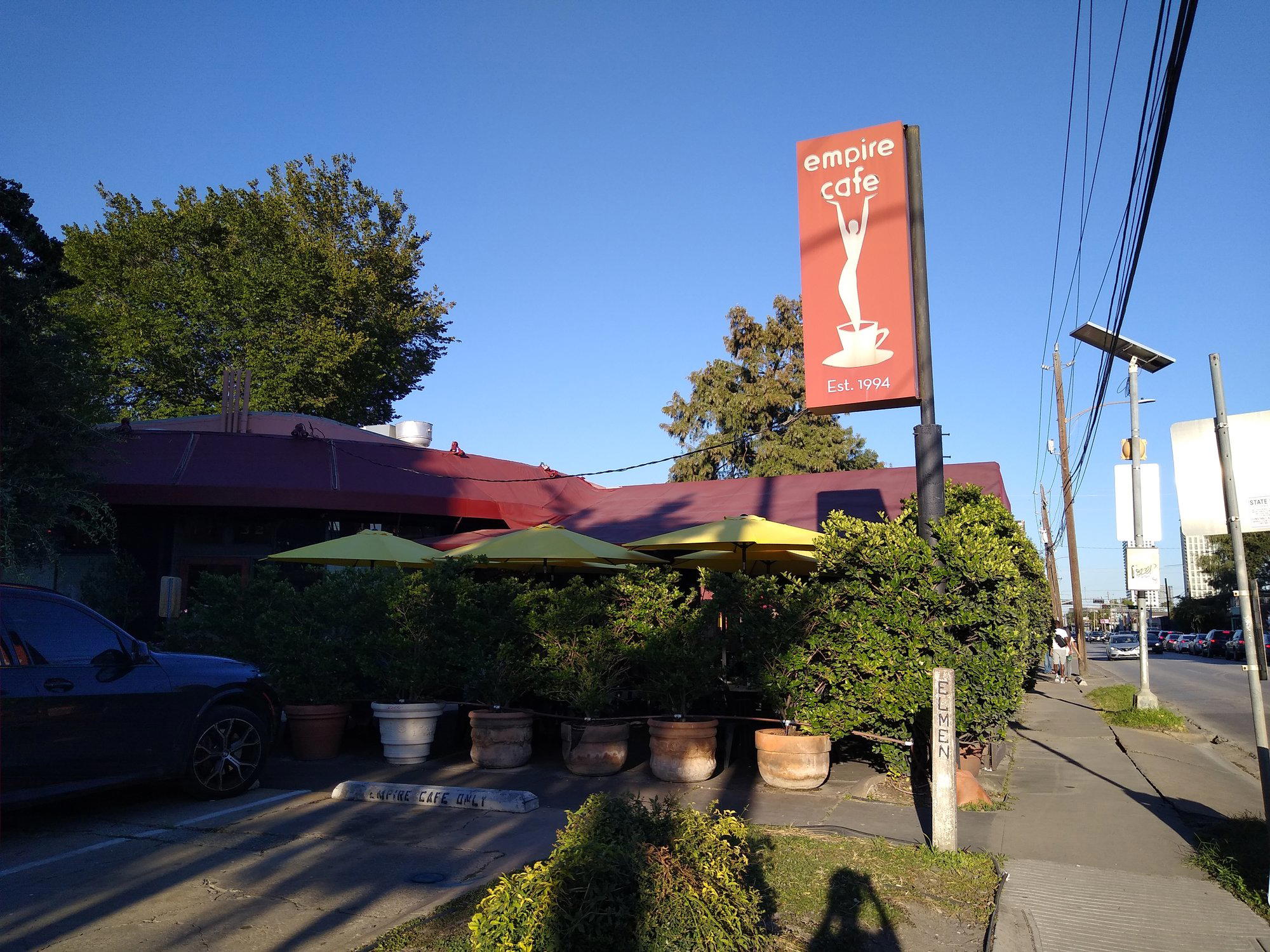 Empire Café restaurant in Houston, United States