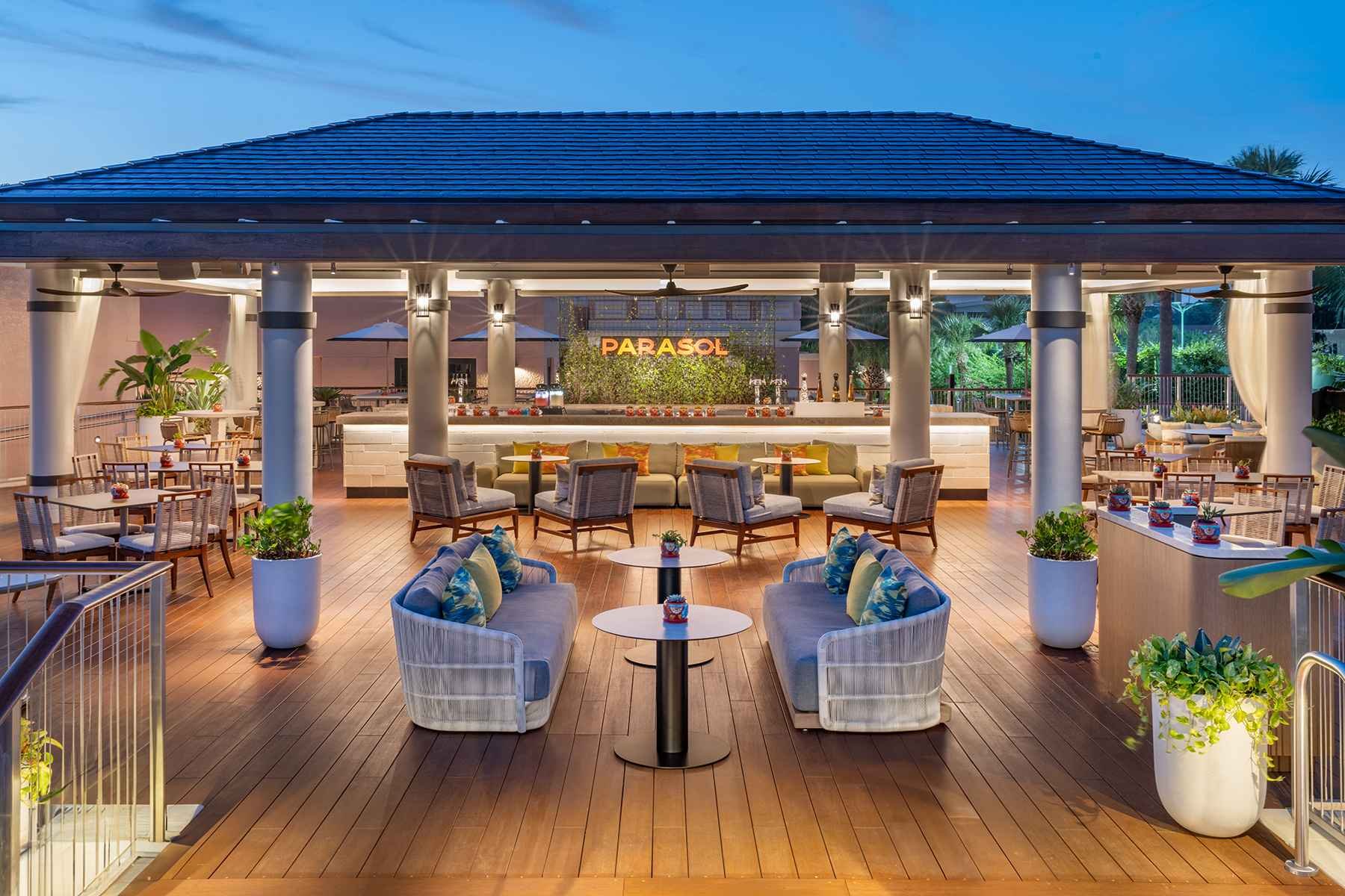 Parasol restaurant in St Petersburg, United States