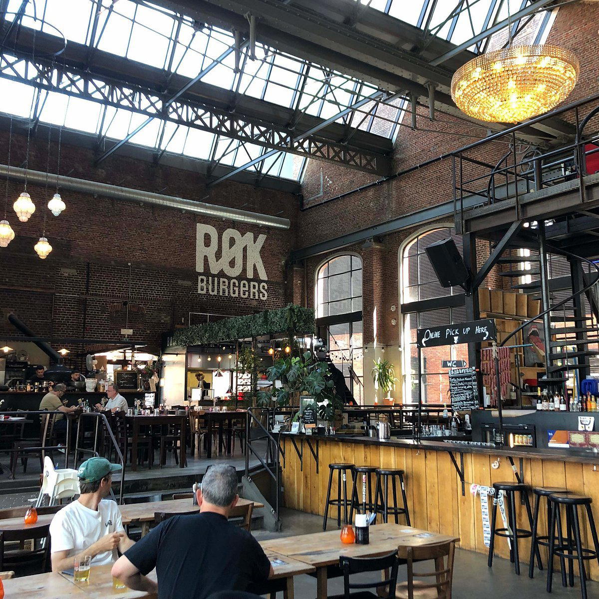 RØK Burgers restaurant in Ghent, Belgium