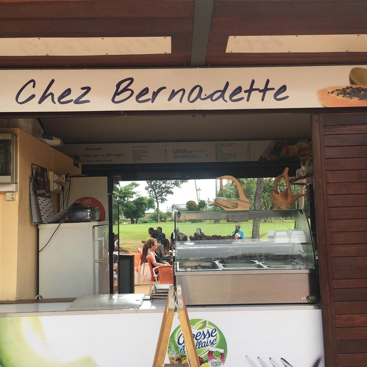 Chez Bernadette restaurant in Fort De France