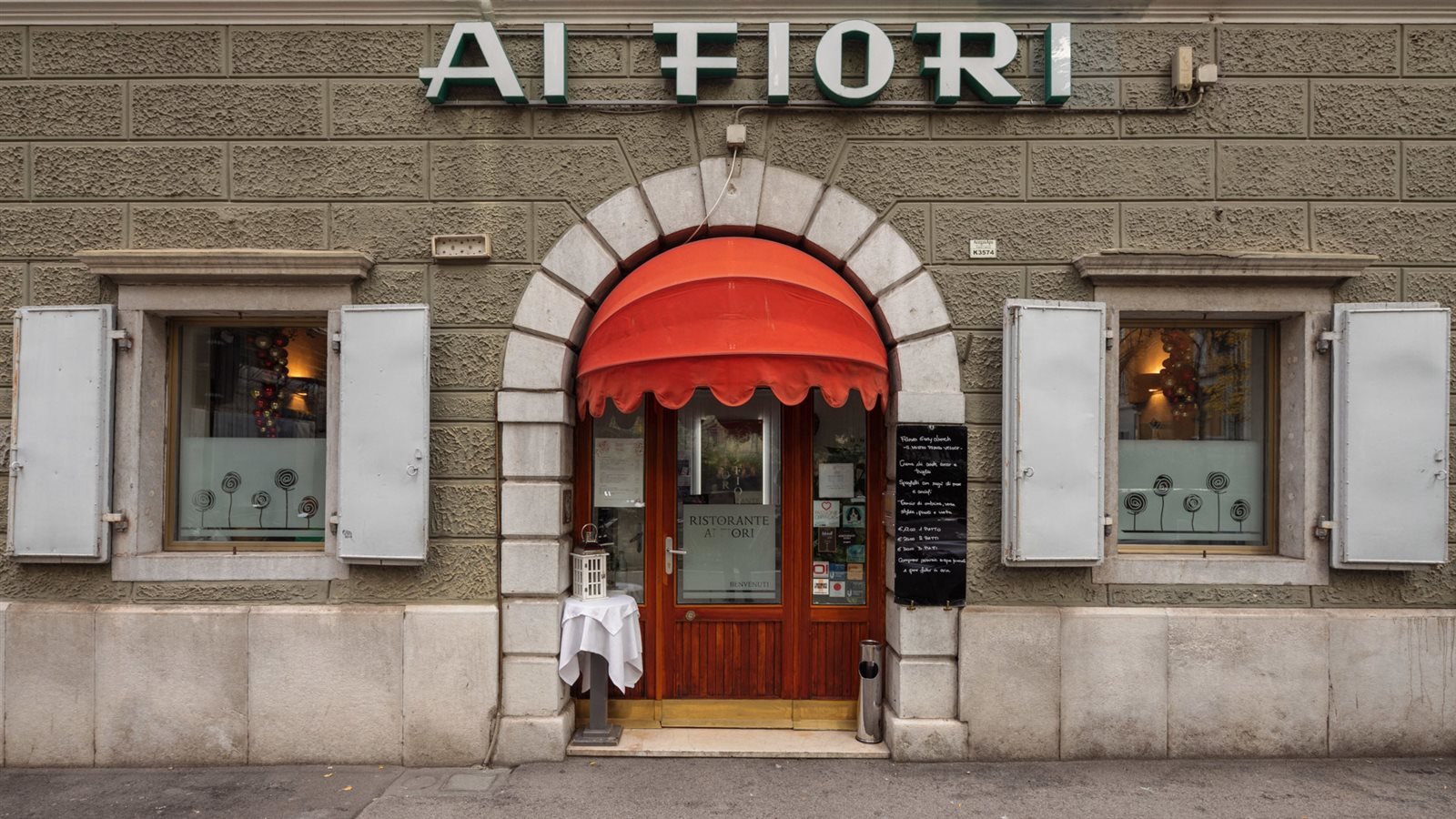 Ai Fiori restaurant in Trieste, Italy