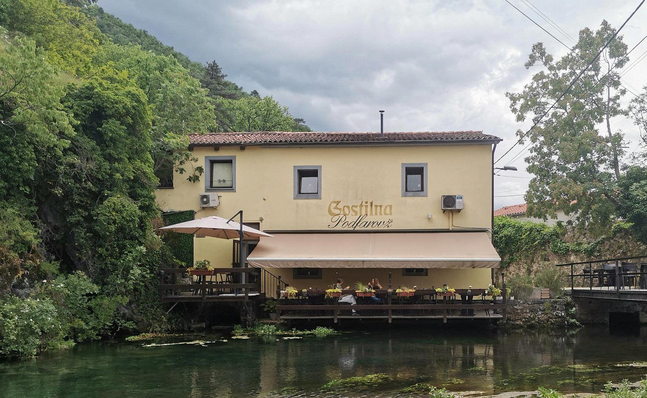 Gostilna Podfarovž restaurant in Vipava, Slovenia