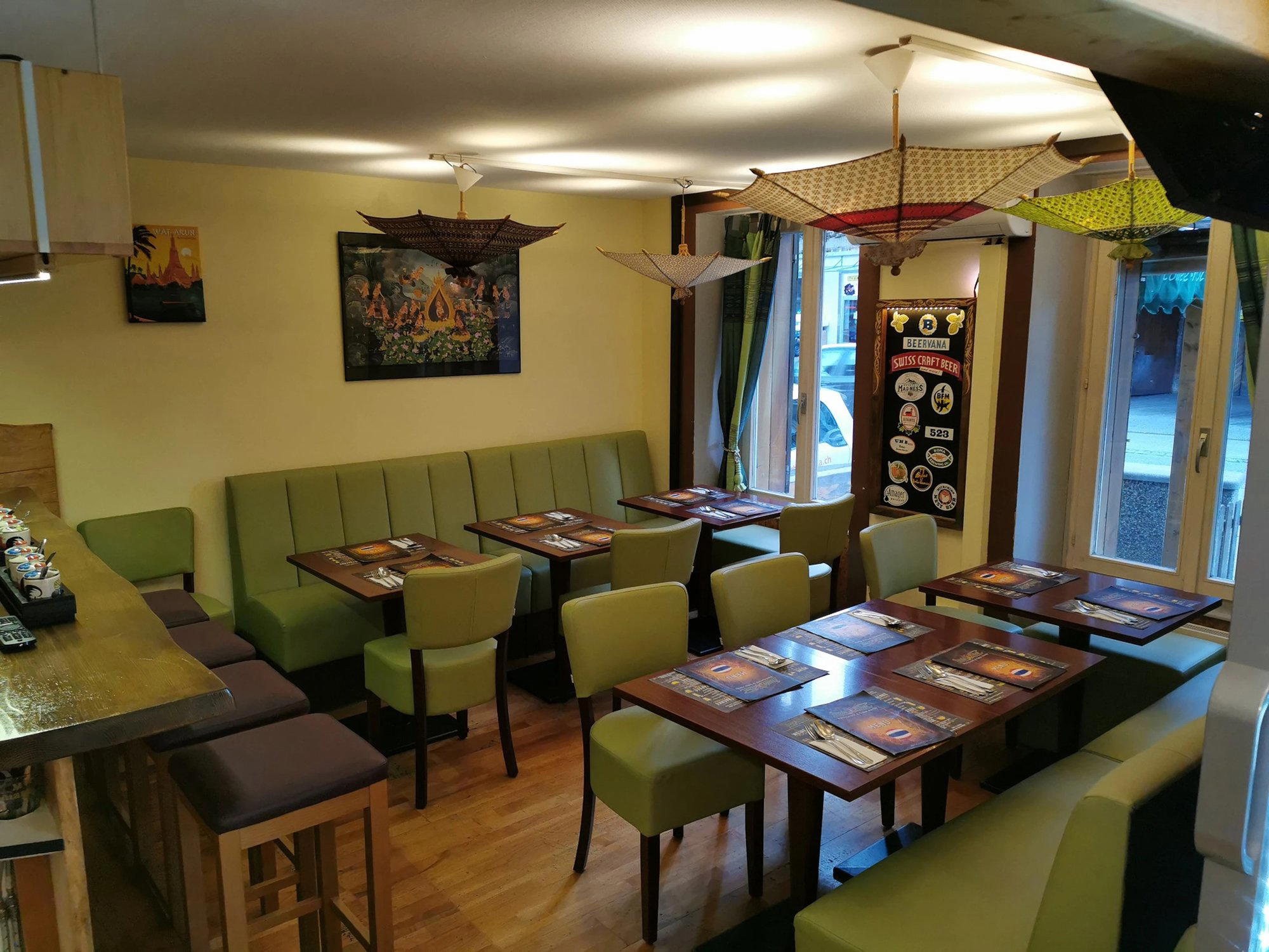 Little Thai restaurant in Matten Bei Interlaken, Switzerland