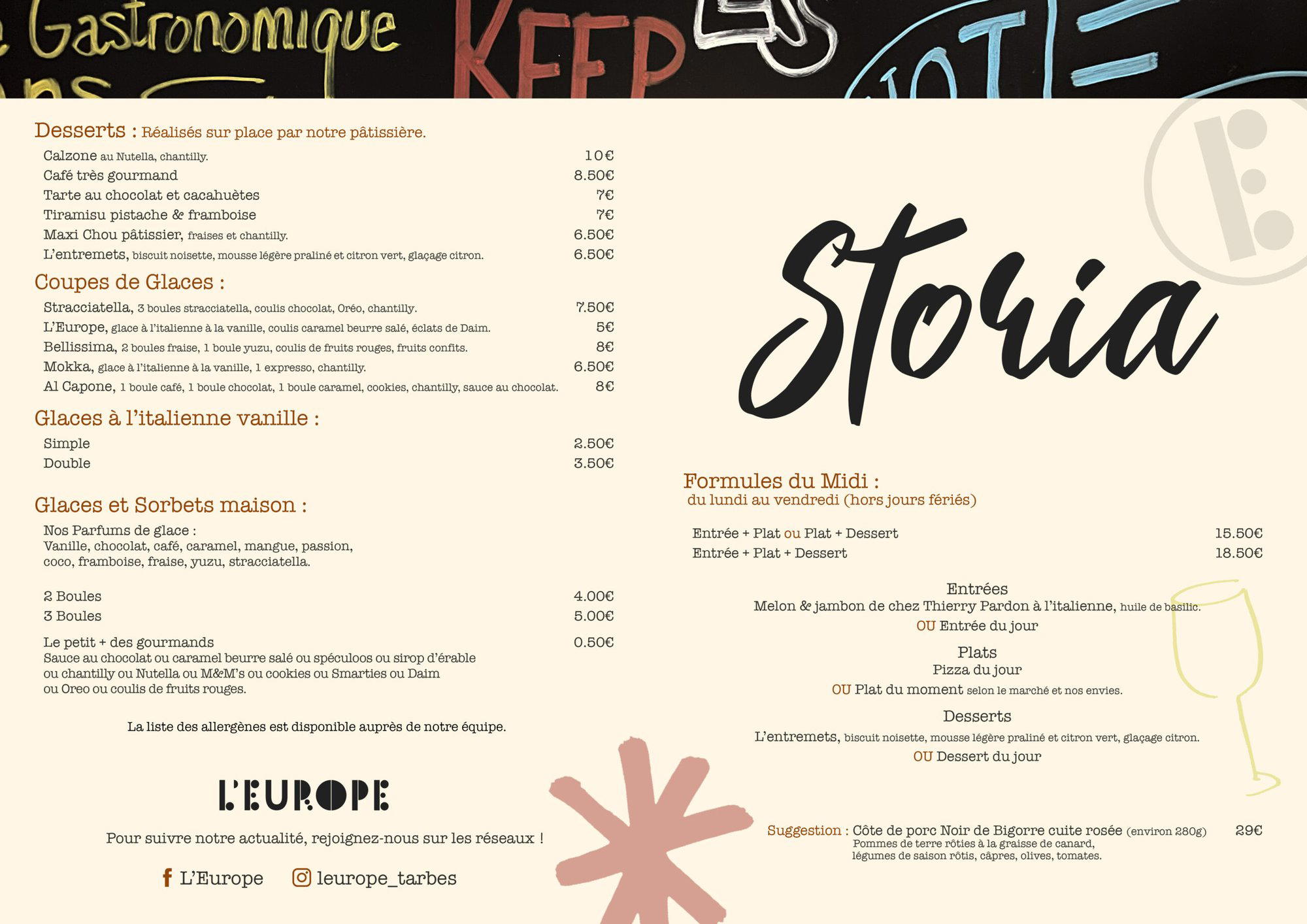 Storia restaurant in Tarbes, France
