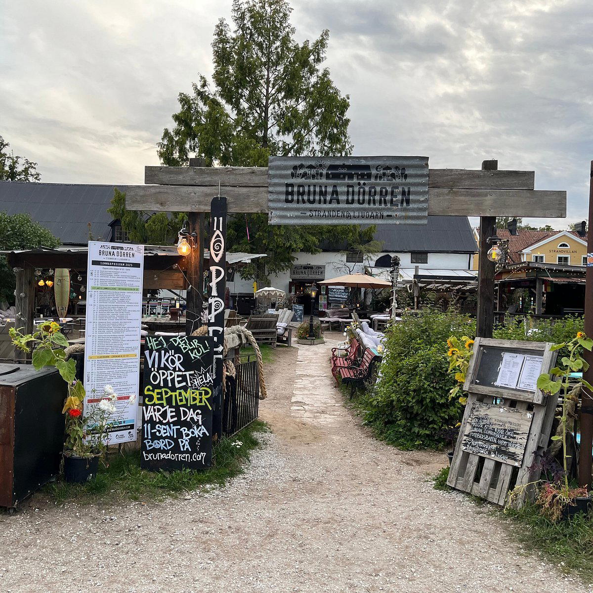 Bruna Dörren restaurant in Ljugarn, Sweden
