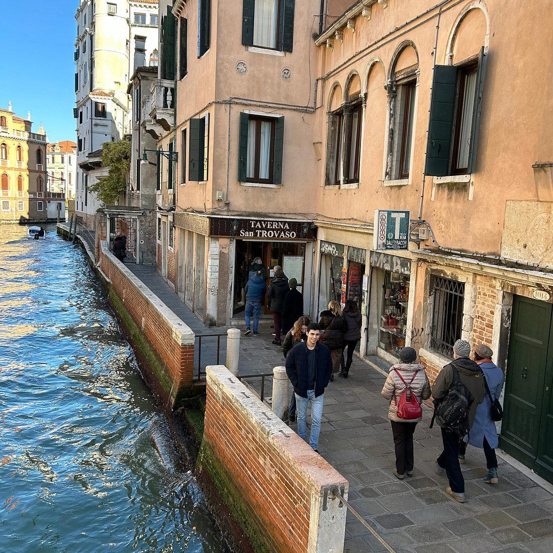 Taverna San Trovaso restaurant in Venice, Italy