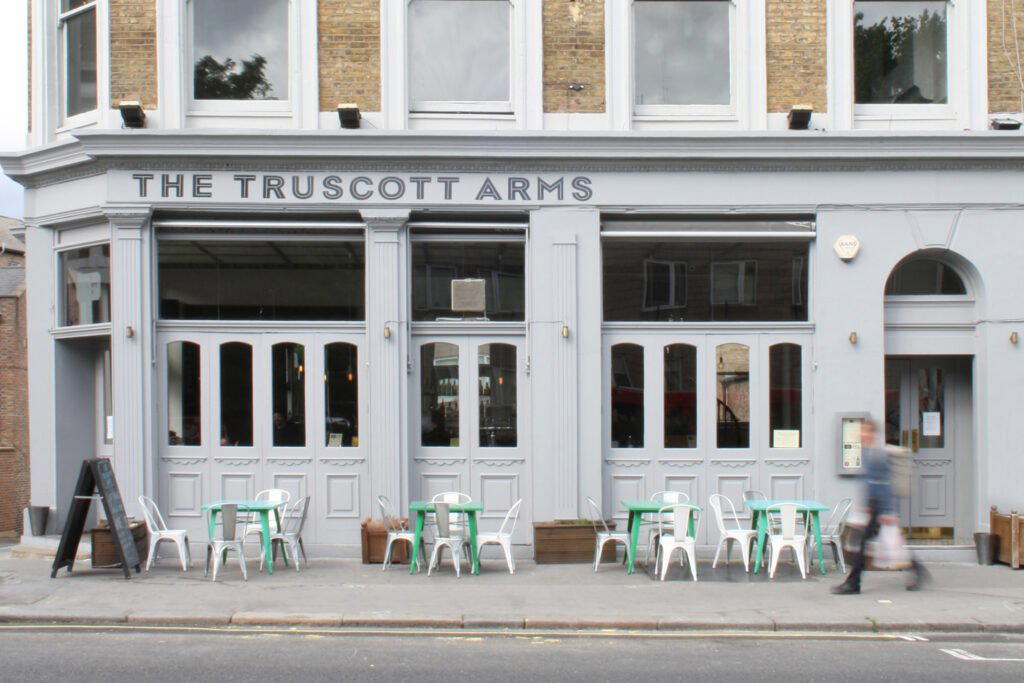 Truscott Arms restaurant in London, United Kingdom