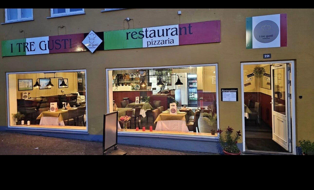 I TRE GUSTI restaurant in Holb K, Denmark