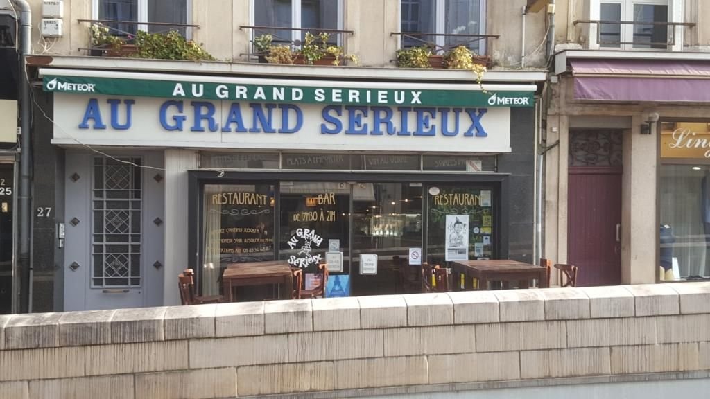 Au Grand Sérieux restaurant in Nancy