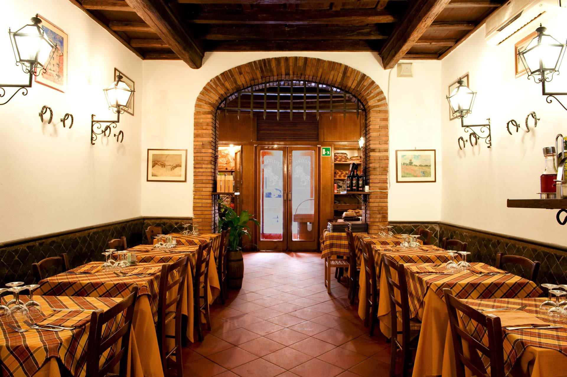 Er Faciolaro restaurant in Rome, Italy