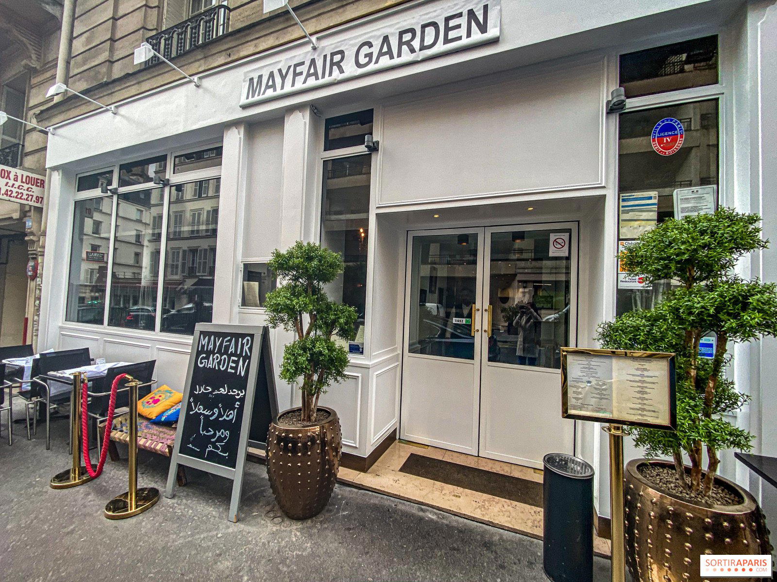 Mayfair Garden restaurant in Paris, France