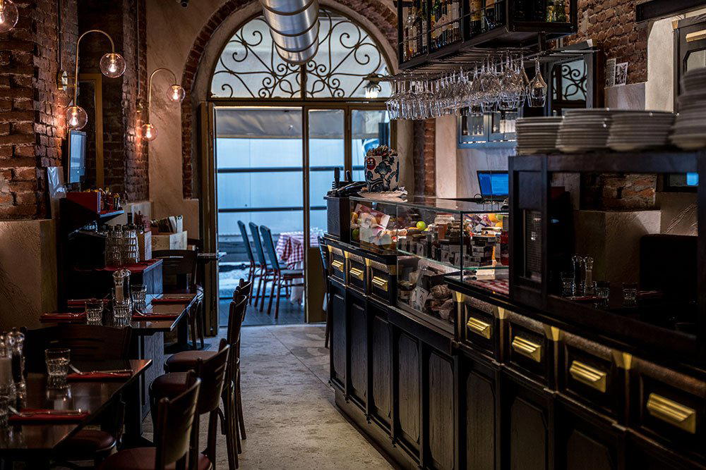 Taverna del Borgo Antico restaurant in Milan, Italy
