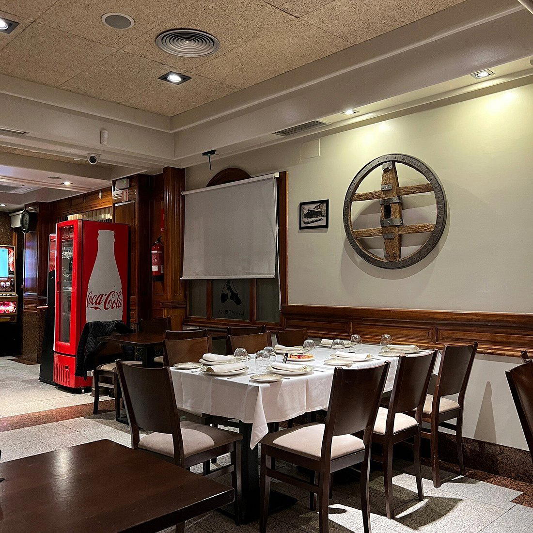 LA MADREÑA Santa Lucrecia restaurant in Madrid, Spain