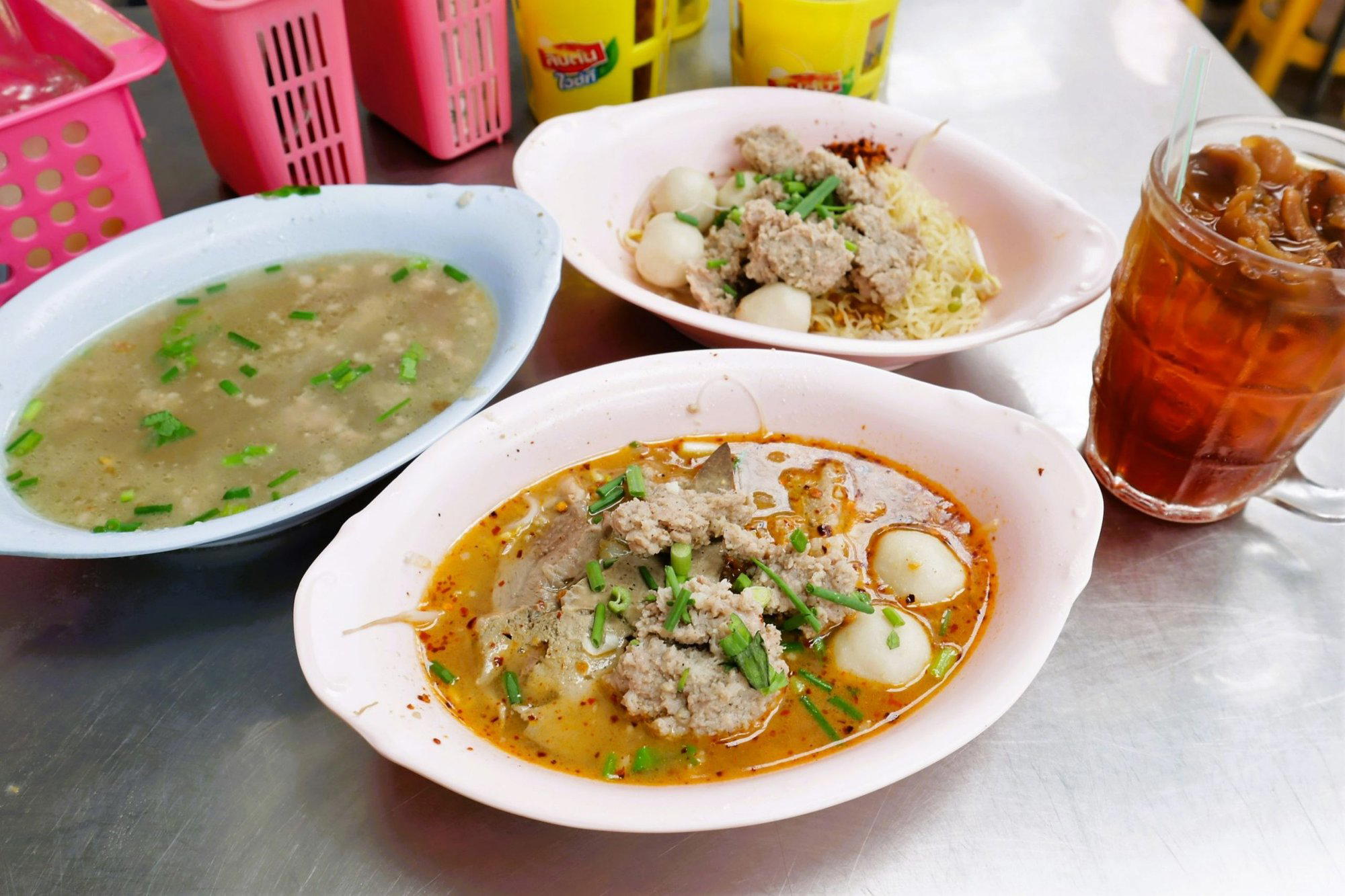 Rung Rueng Noodles restaurant in Bangkok, Thailand