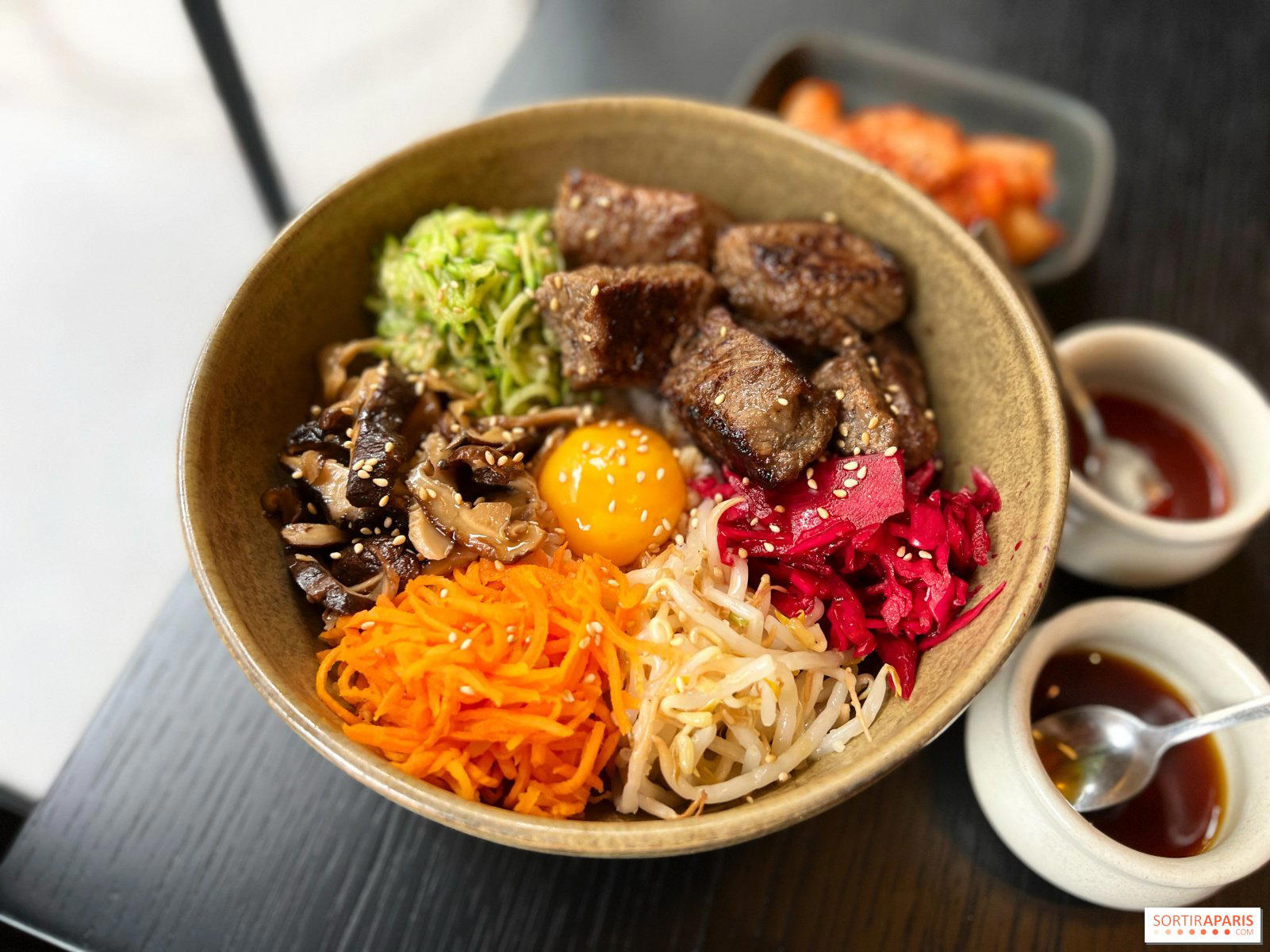 Bibimbap restaurant in Paris, France