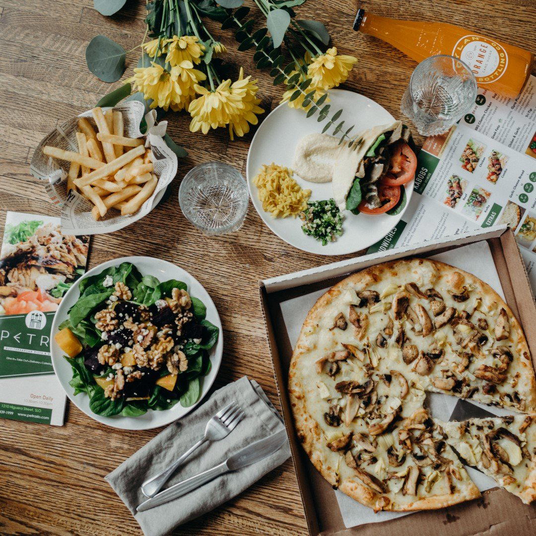 Petra Mediterranean Pizza and Grill restaurant in San Luis Obispo