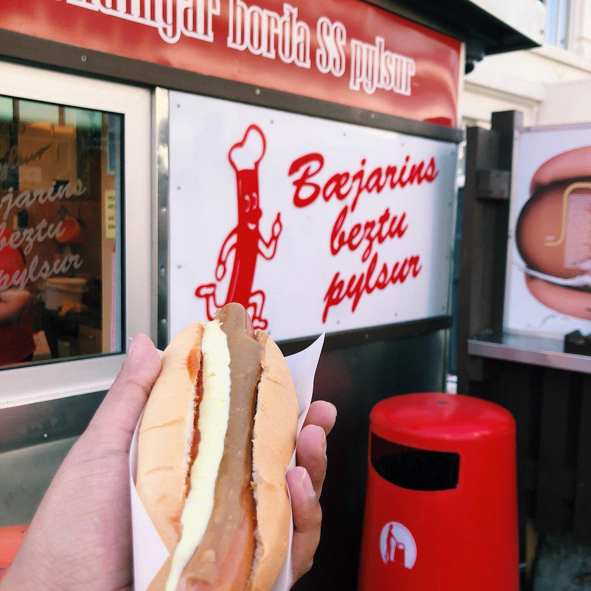 Bæjarins Beztu Pylsur restaurant in Keflavik