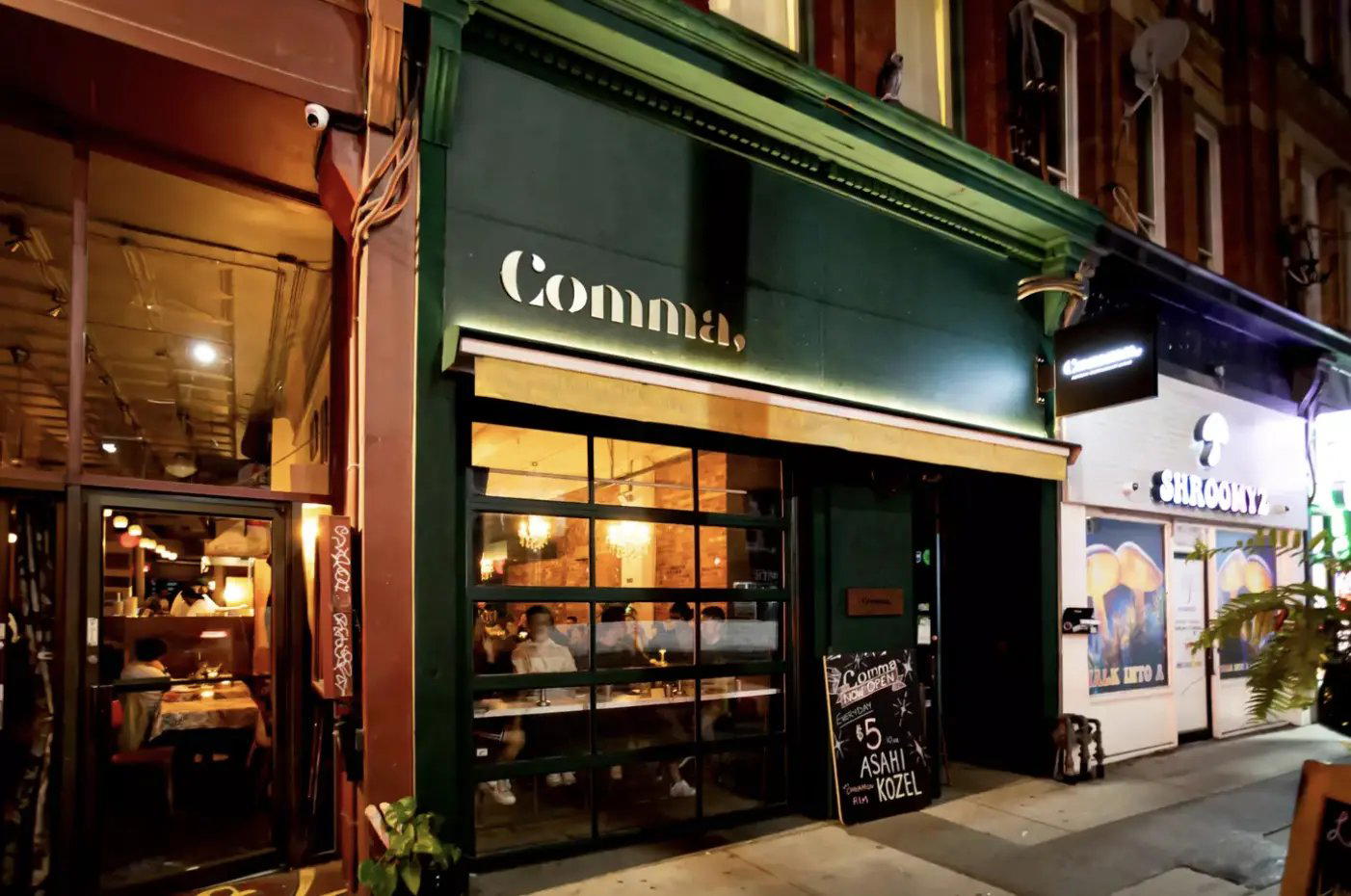 Comma restaurant in Toronto, Canada