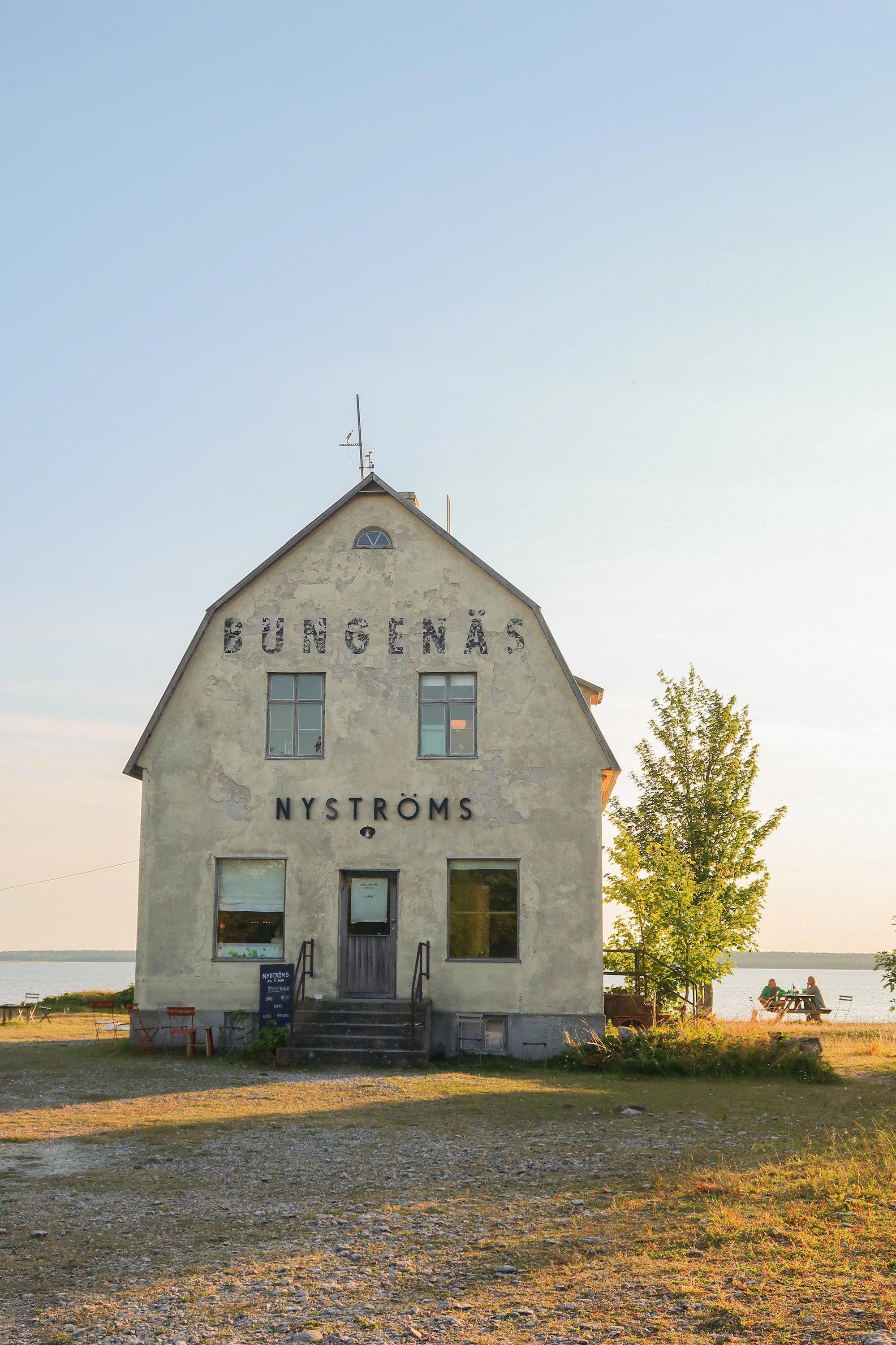 Bungenäs Kalklada & Matsal restaurant in Farosund, Sweden