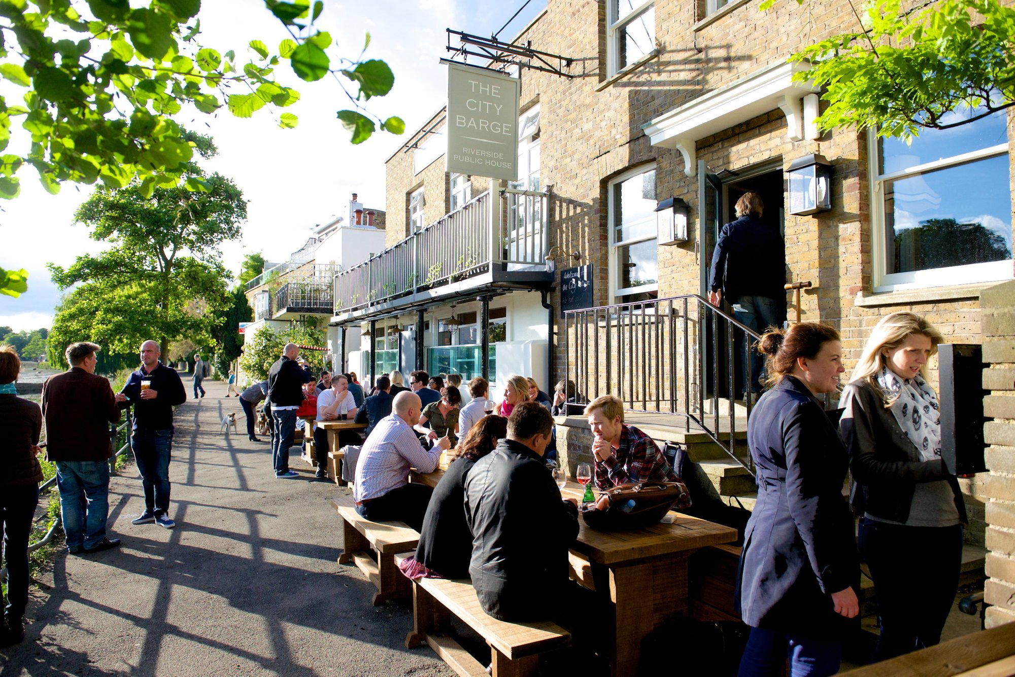 City Barge restaurant in London, United Kingdom
