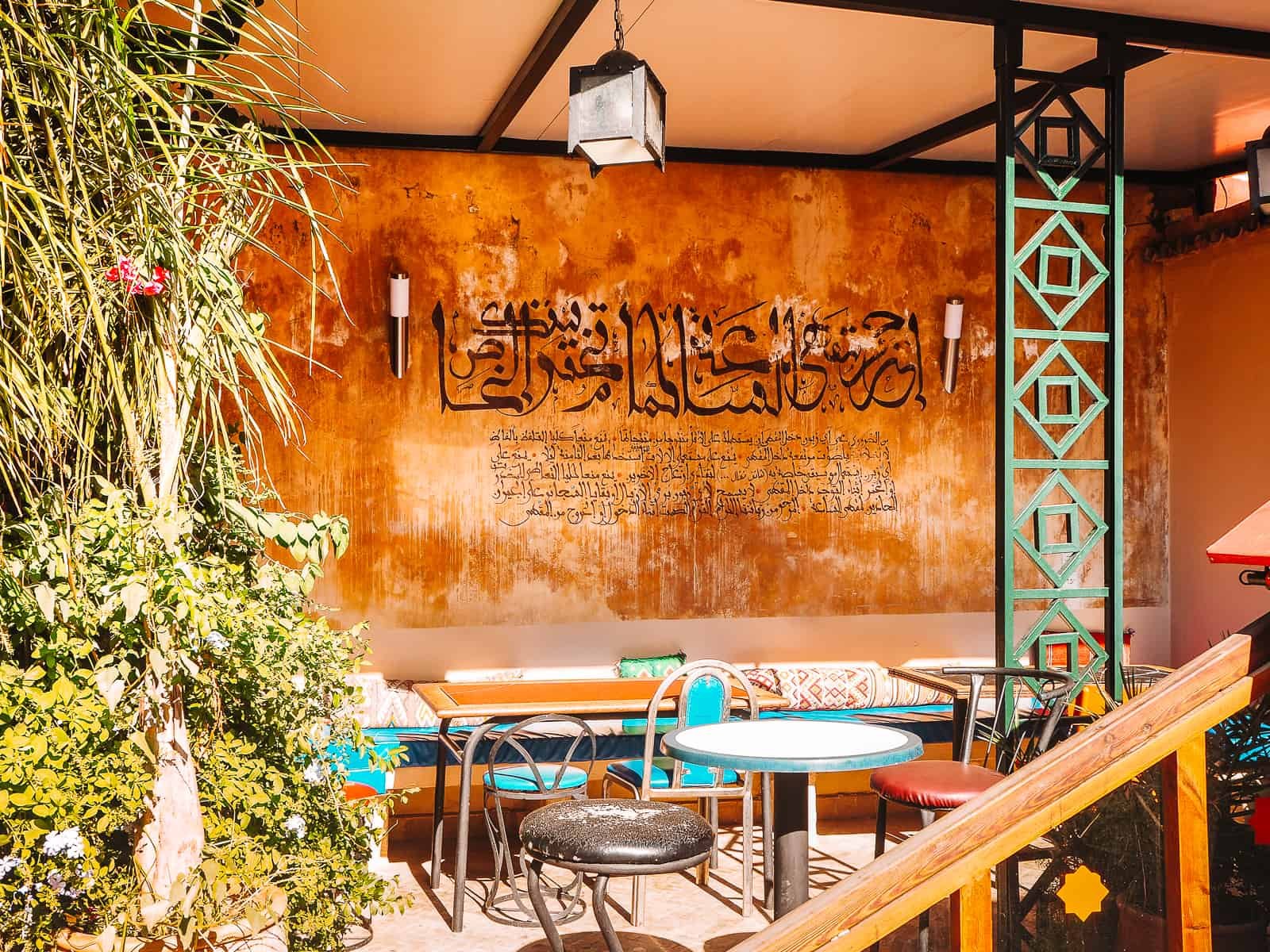 Cafe Clock restaurant in Fes, Morocco