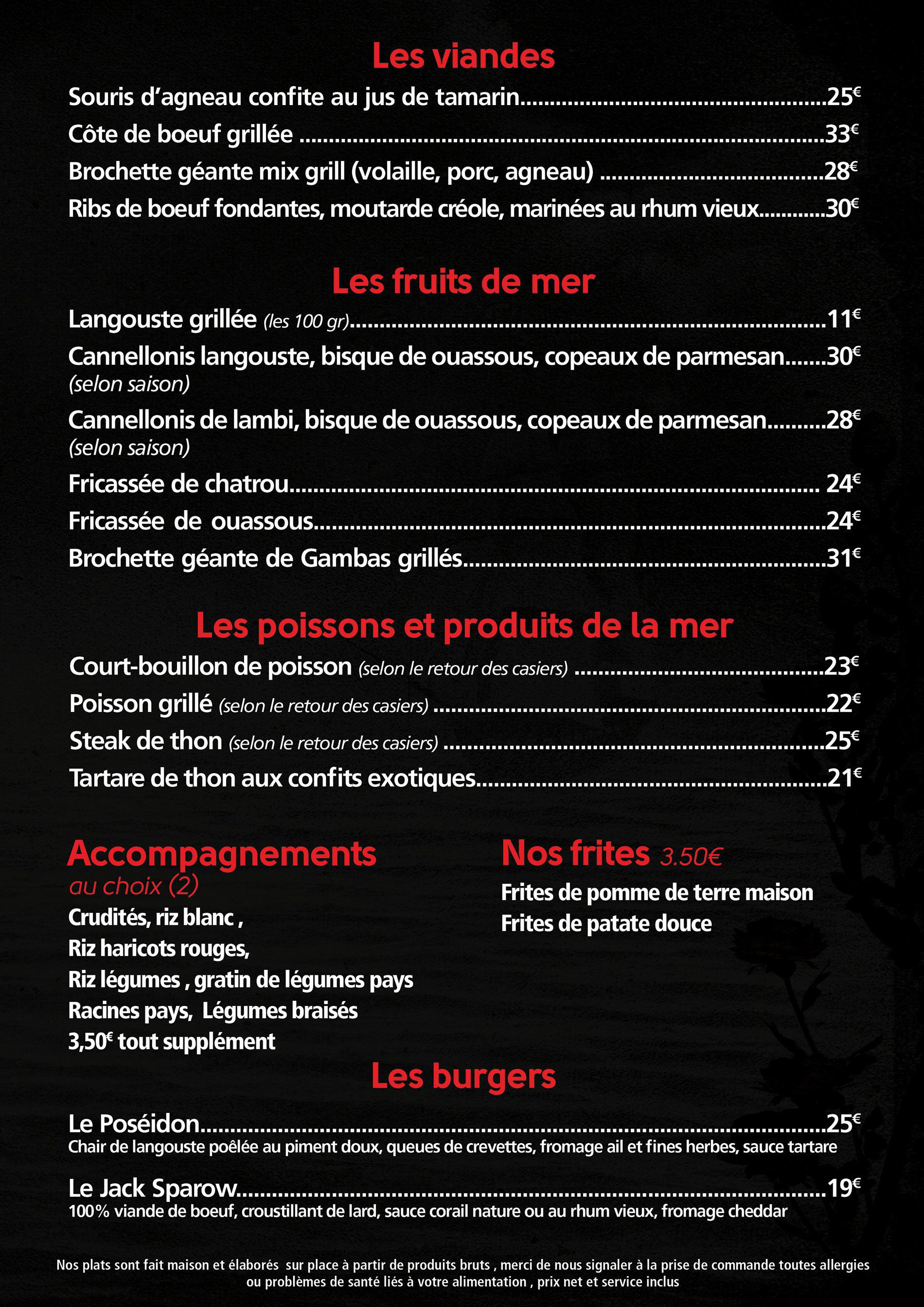 La Rhumerie du pirate, Restaurant in Saint Francois