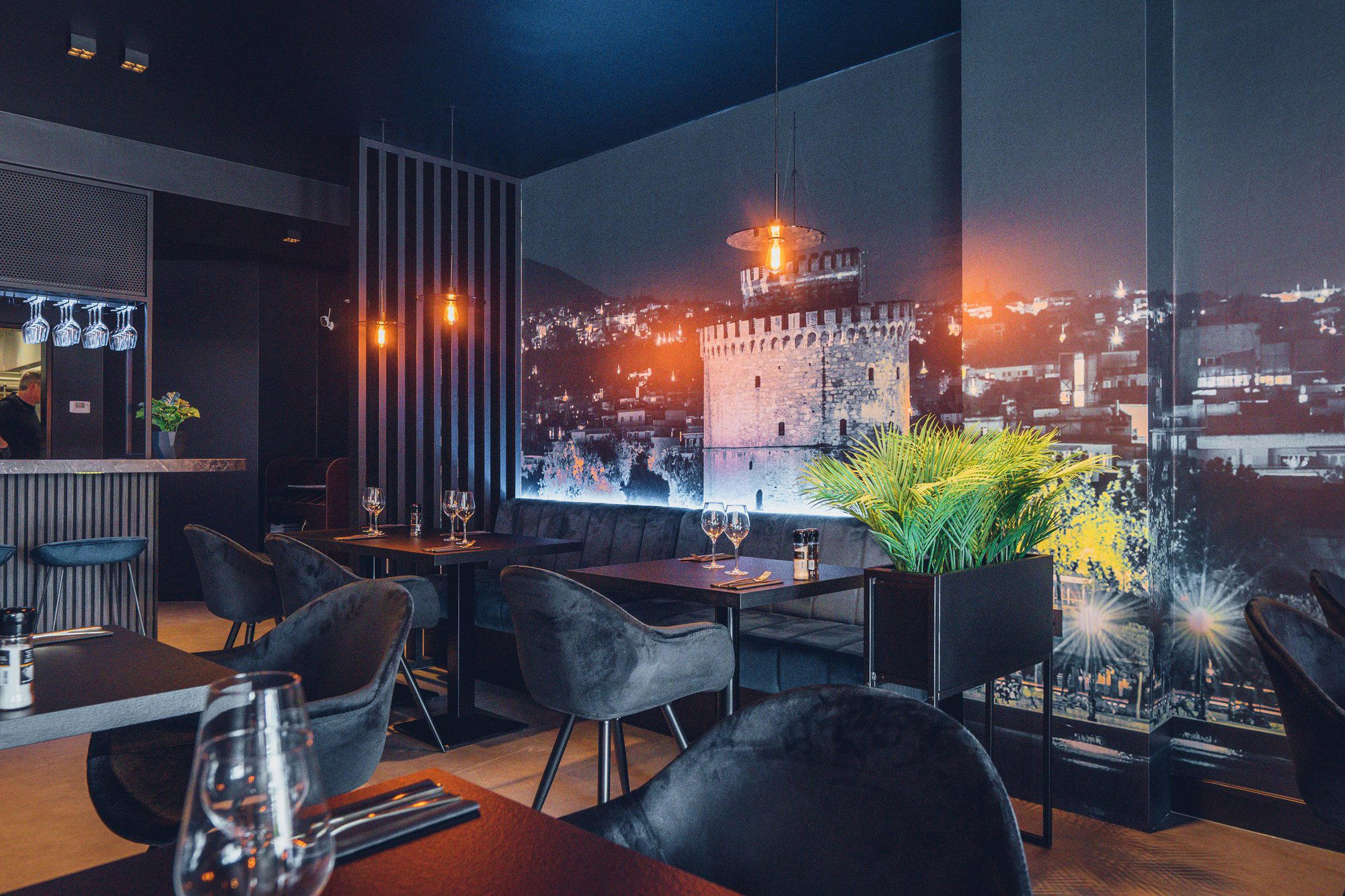 The Greek restaurant in Beringen, Belgium