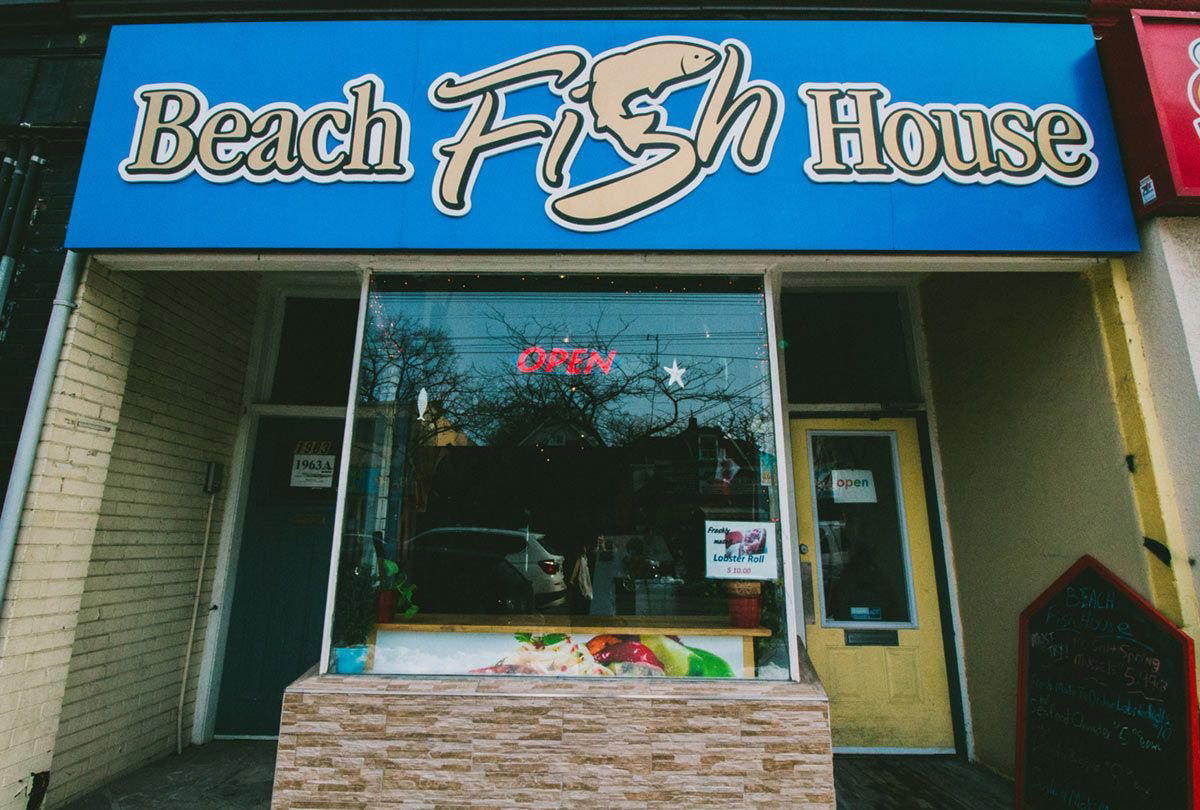 Beach Fish House restaurant in Toronto, Canada